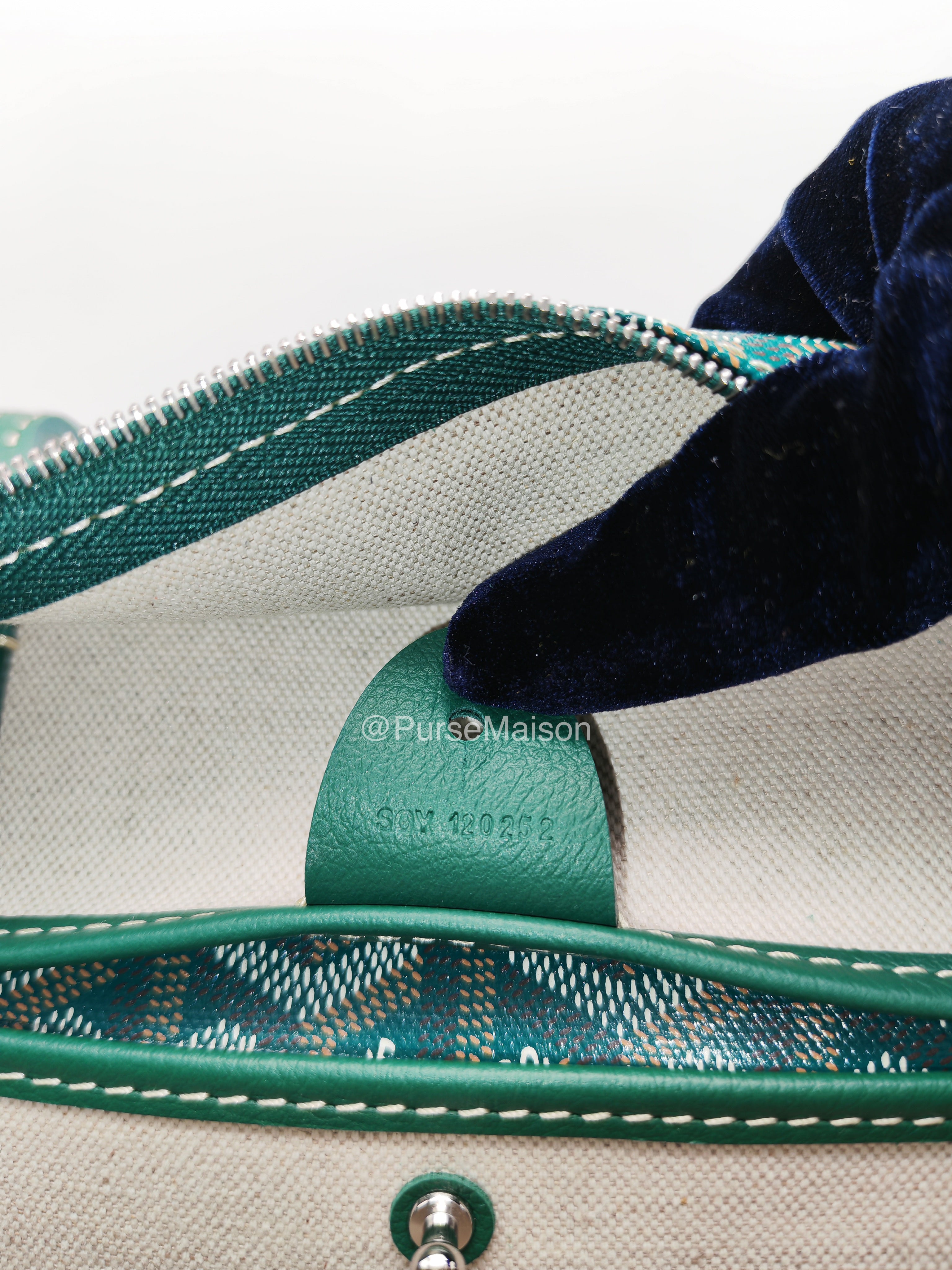 Goyard Artois PM in Green Goyadine Canvas
