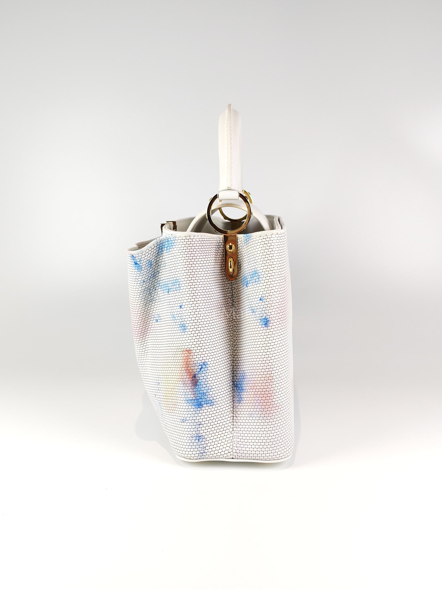 Arty Cappucines Limited Edition BB in White Taurillon Cowhide Leather (Microchip) | Purse Maison Luxury Bags Shop