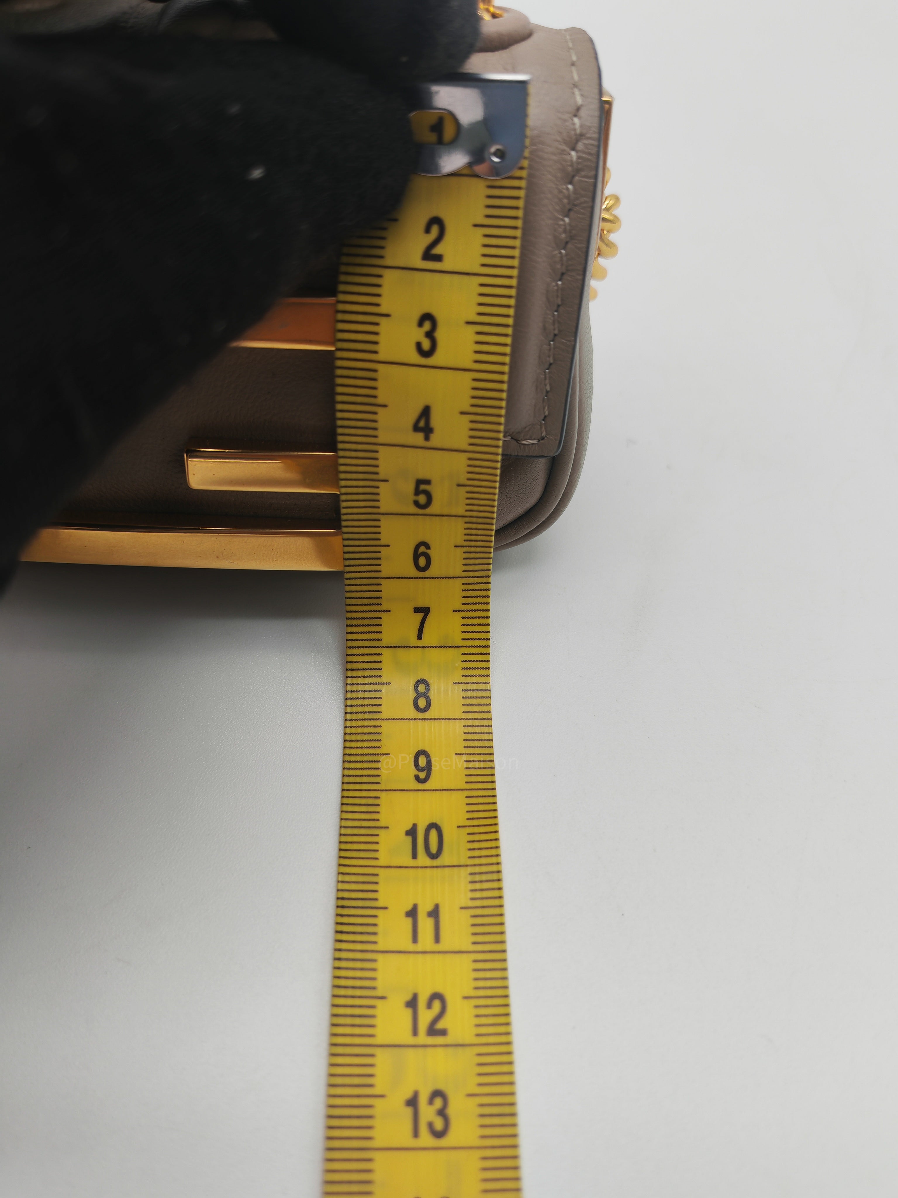 Fendi Nano Baguette Micro Bag in Zucca FF Leather