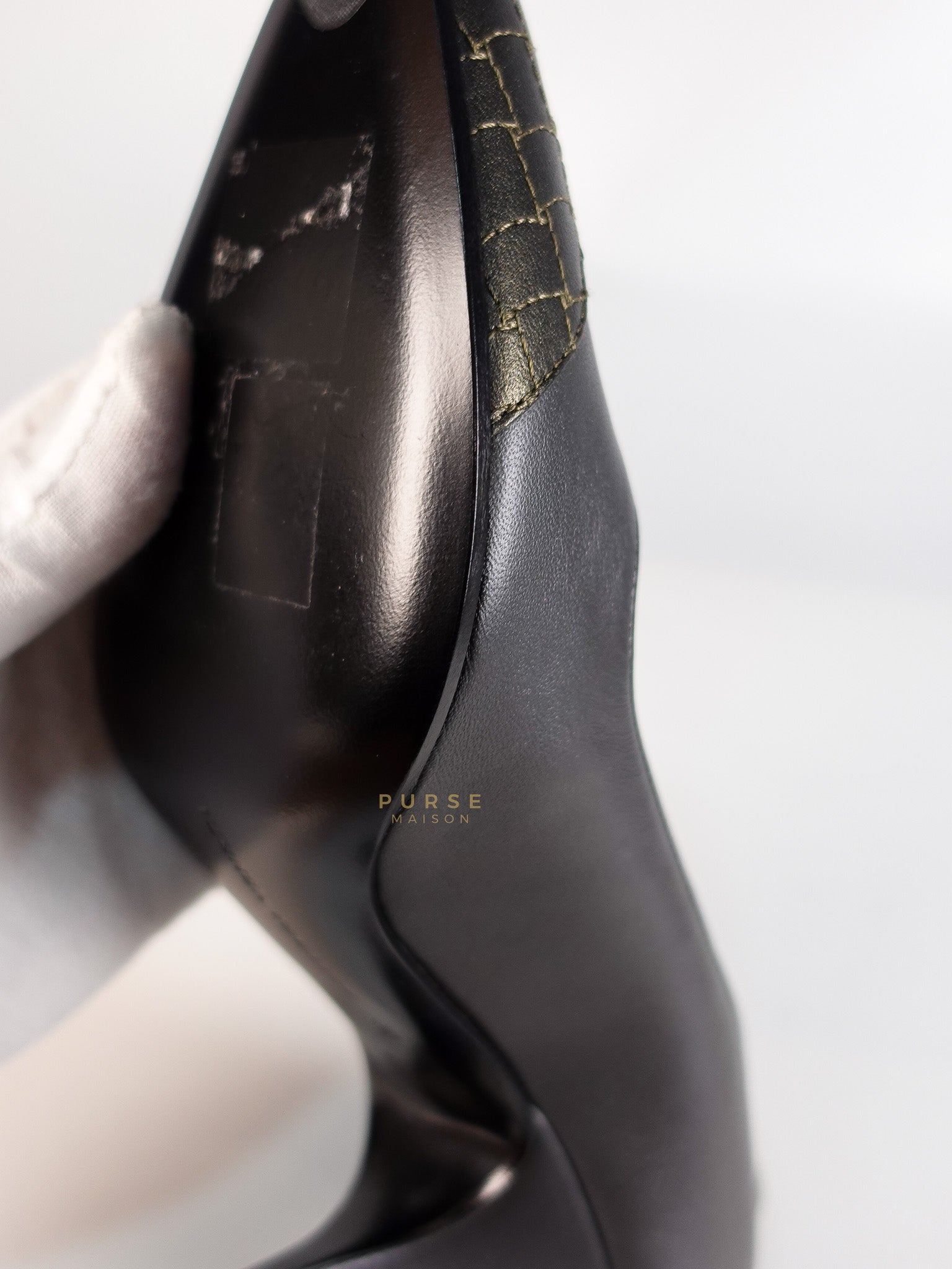 Assymetric Heels Shoes in Gray Size 39 EU (24.5cm) | Purse Maison Luxury Bags Shop