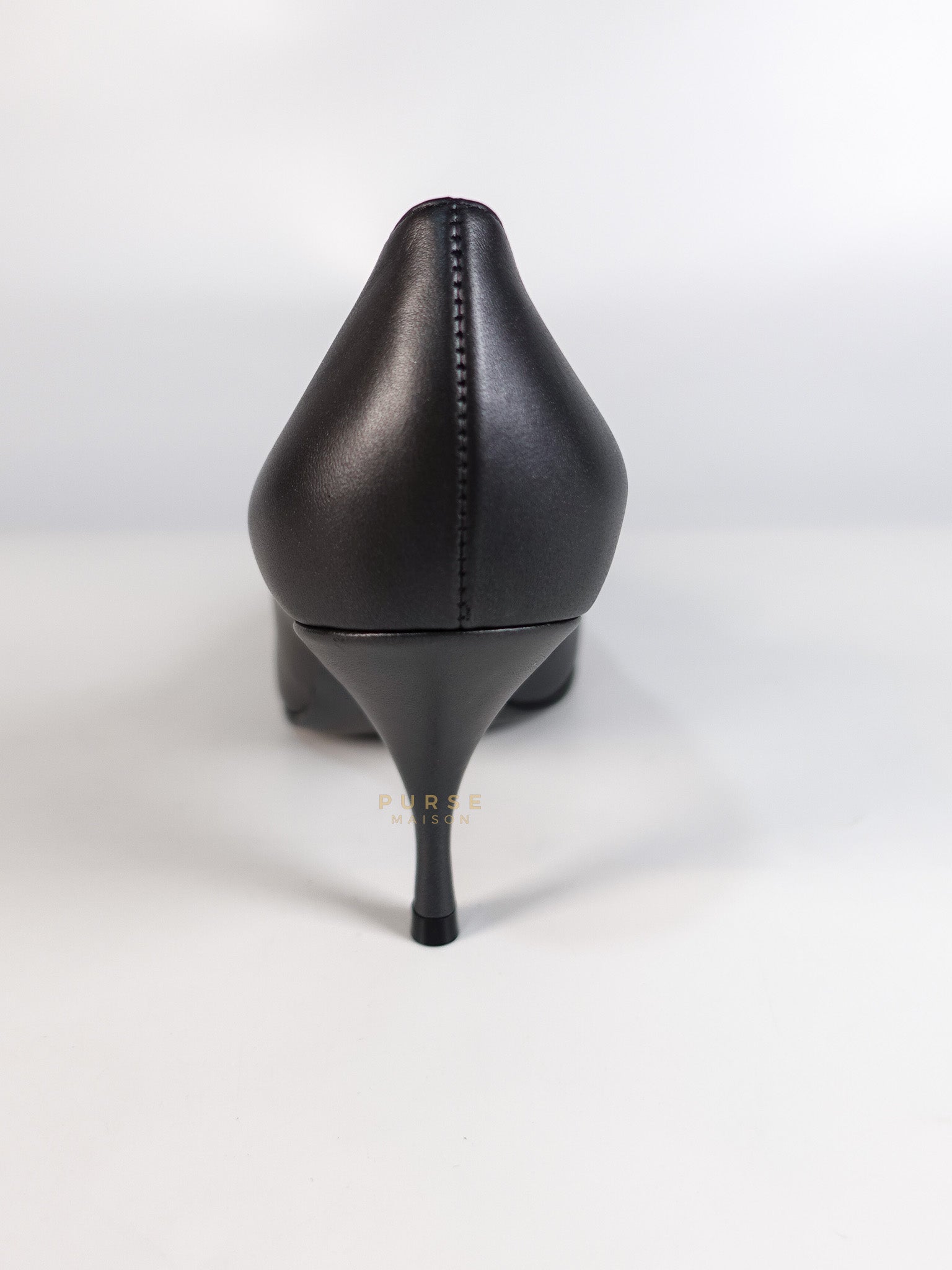 Assymetric Heels Shoes in Gray Size 39 EU (24.5cm) | Purse Maison Luxury Bags Shop