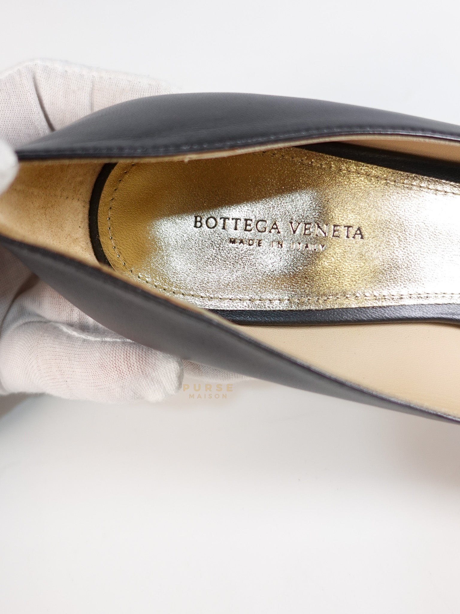 Assymetric Heels Shoes in Gray Size 39 EU (24.5cm) | Purse Maison Luxury Bags Shop