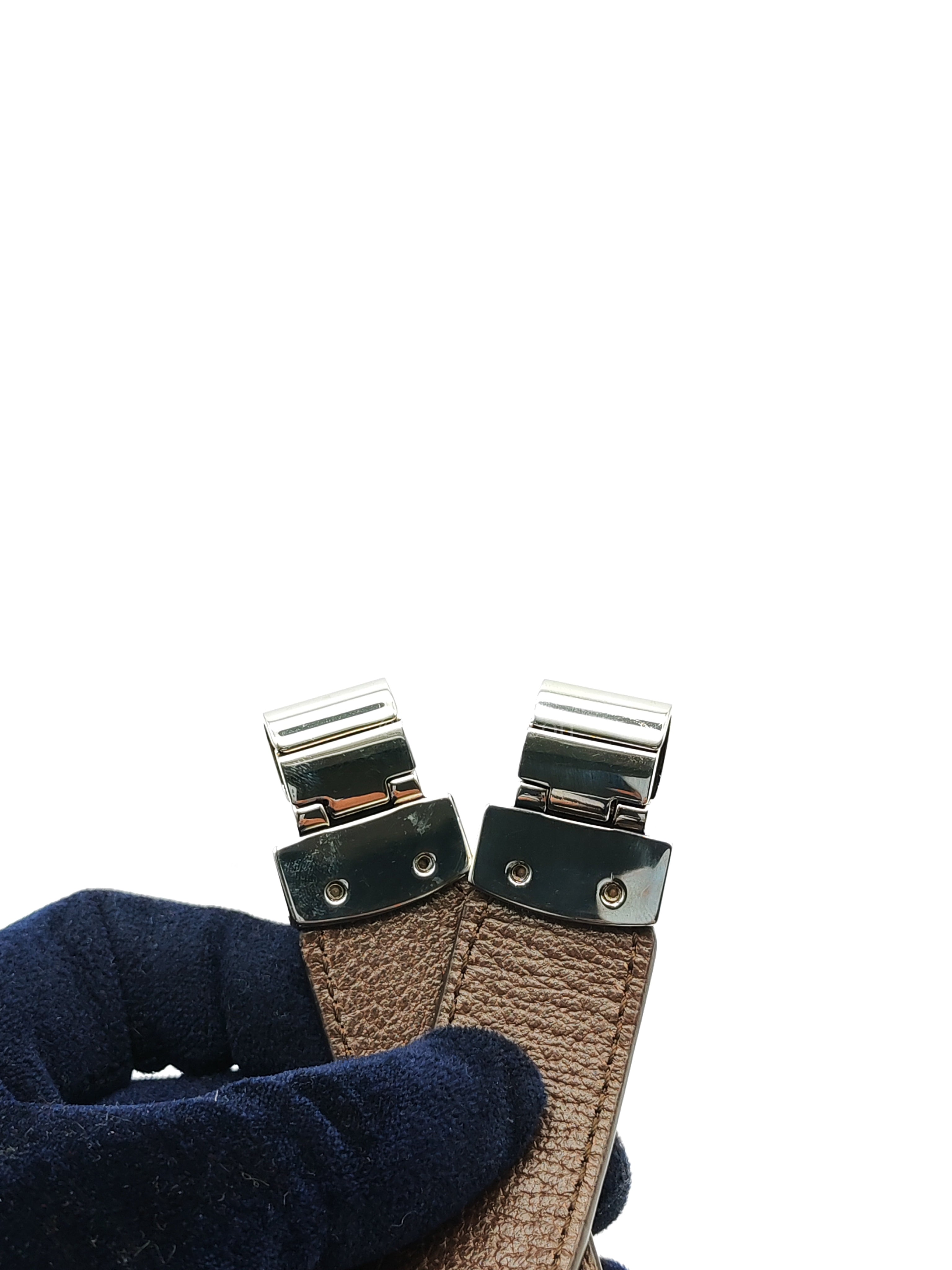 Attache Hobo Bag in GG Supreme Canvas & Silver Hardware | Purse Maison Luxury Bags Shop