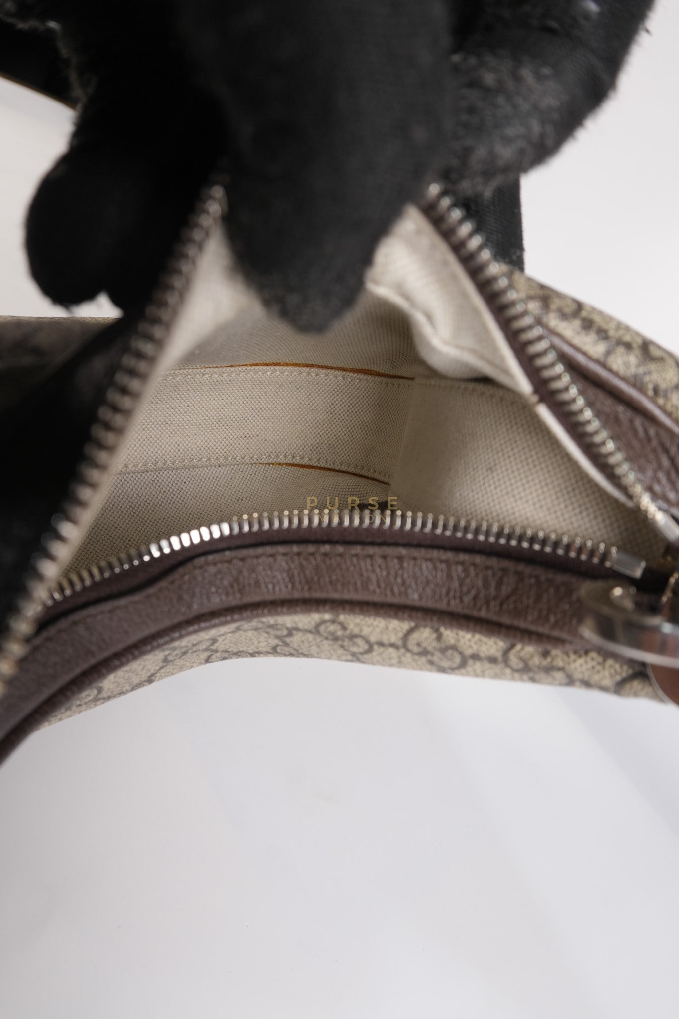 Attache Hobo Bag Small in GG Supreme Canvas | Purse Maison Luxury Bags Shop