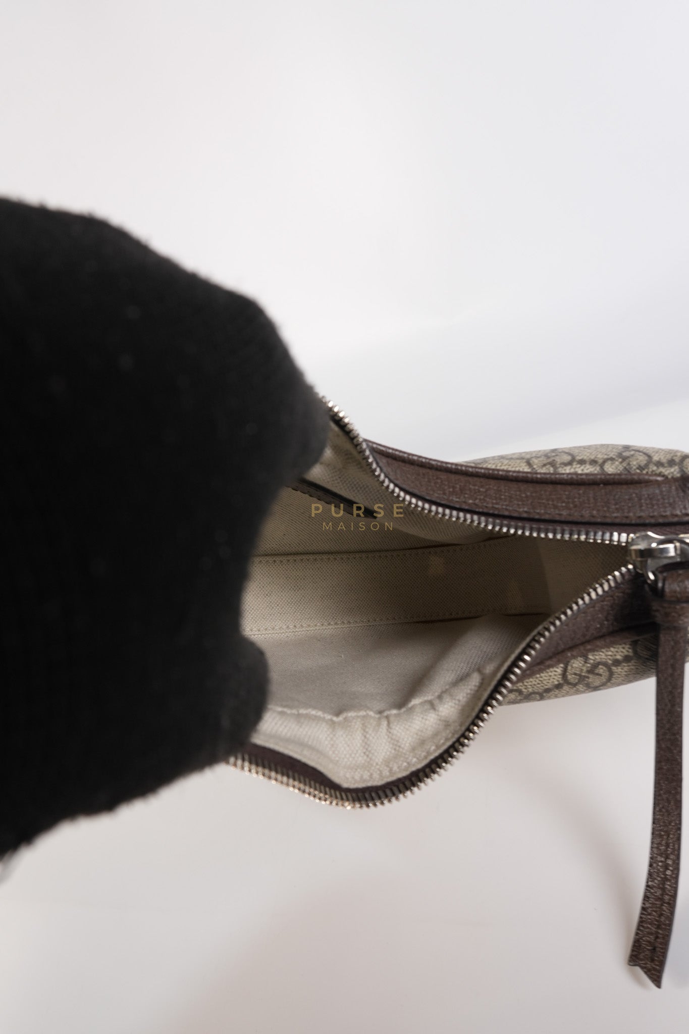 Attache Hobo Bag Small in GG Supreme Canvas | Purse Maison Luxury Bags Shop