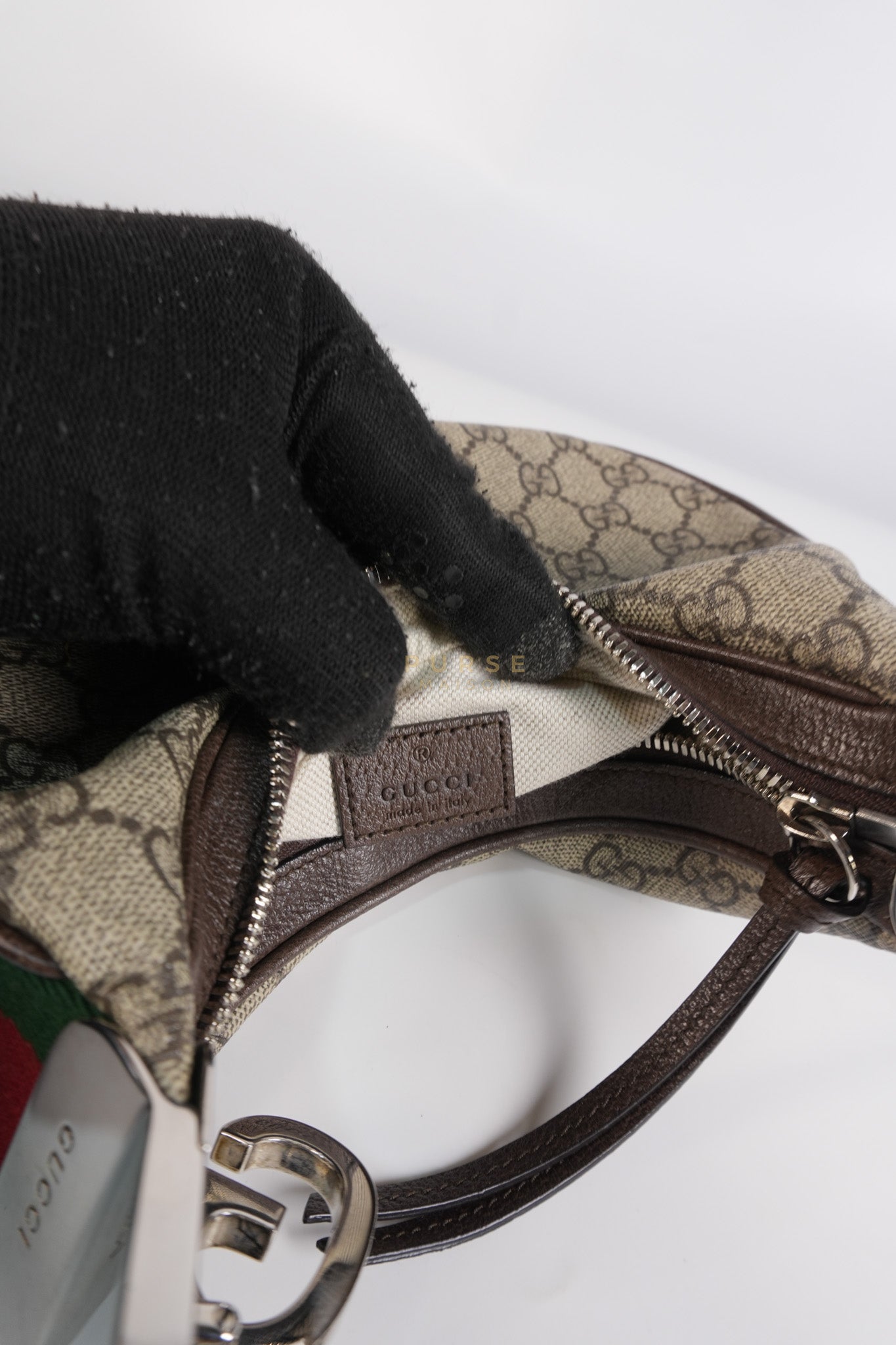 Attache Hobo Bag Small in GG Supreme Canvas | Purse Maison Luxury Bags Shop