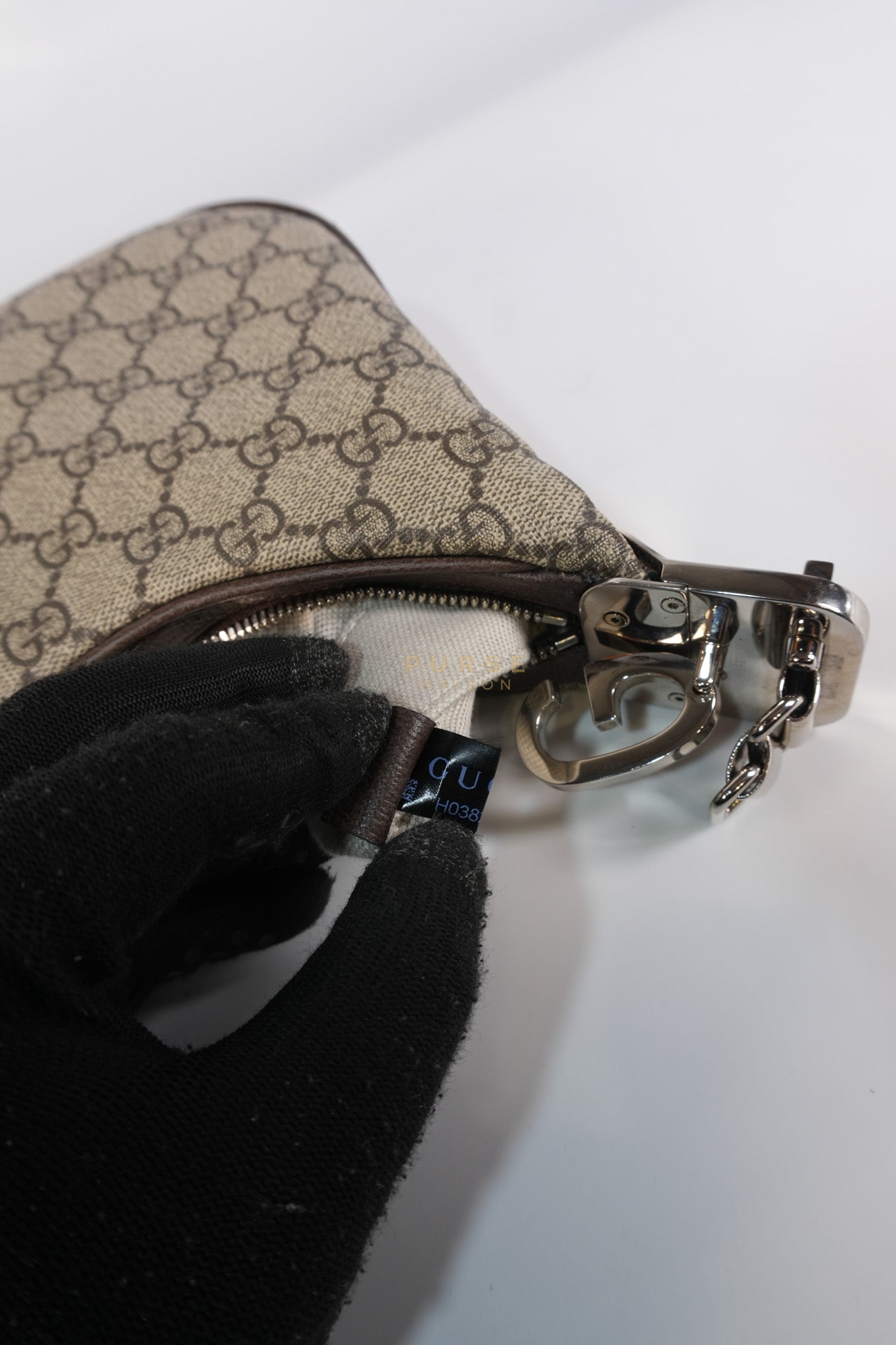 Attache Hobo Bag Small in GG Supreme Canvas | Purse Maison Luxury Bags Shop