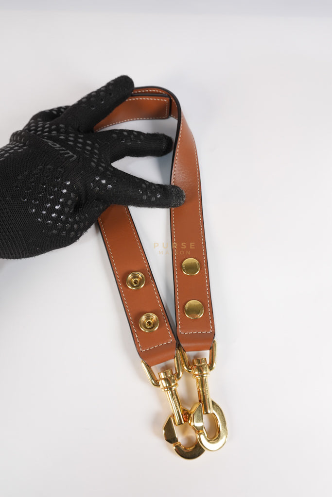 Ava Medium in Khaki/Tan Canvas Shoulder Bag | Purse Maison Luxury Bags Shop