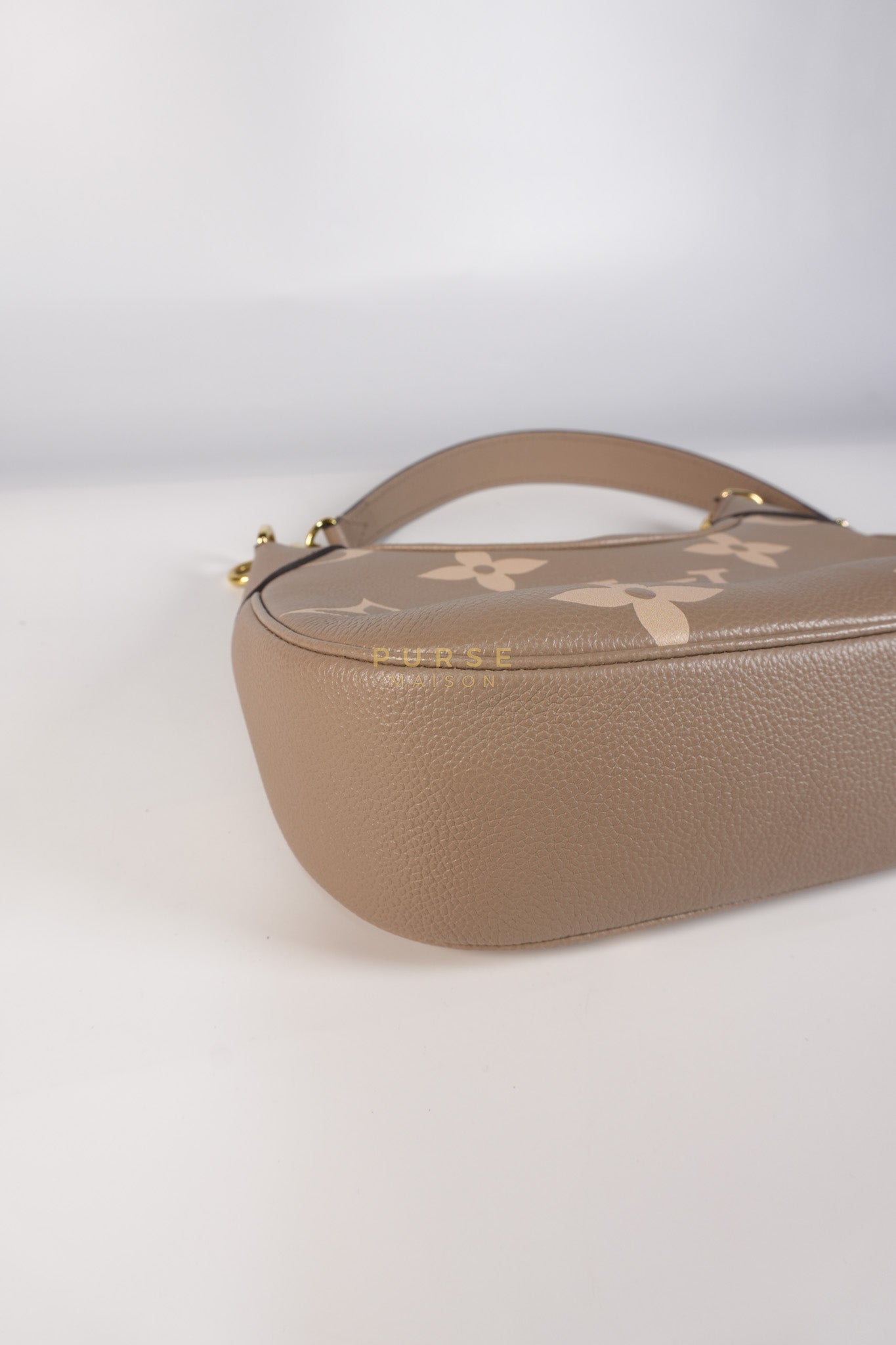 Bagatelle NM Monogram Empreinte Bicolor Two Way Bag (Microchip) | Purse Maison Luxury Bags Shop