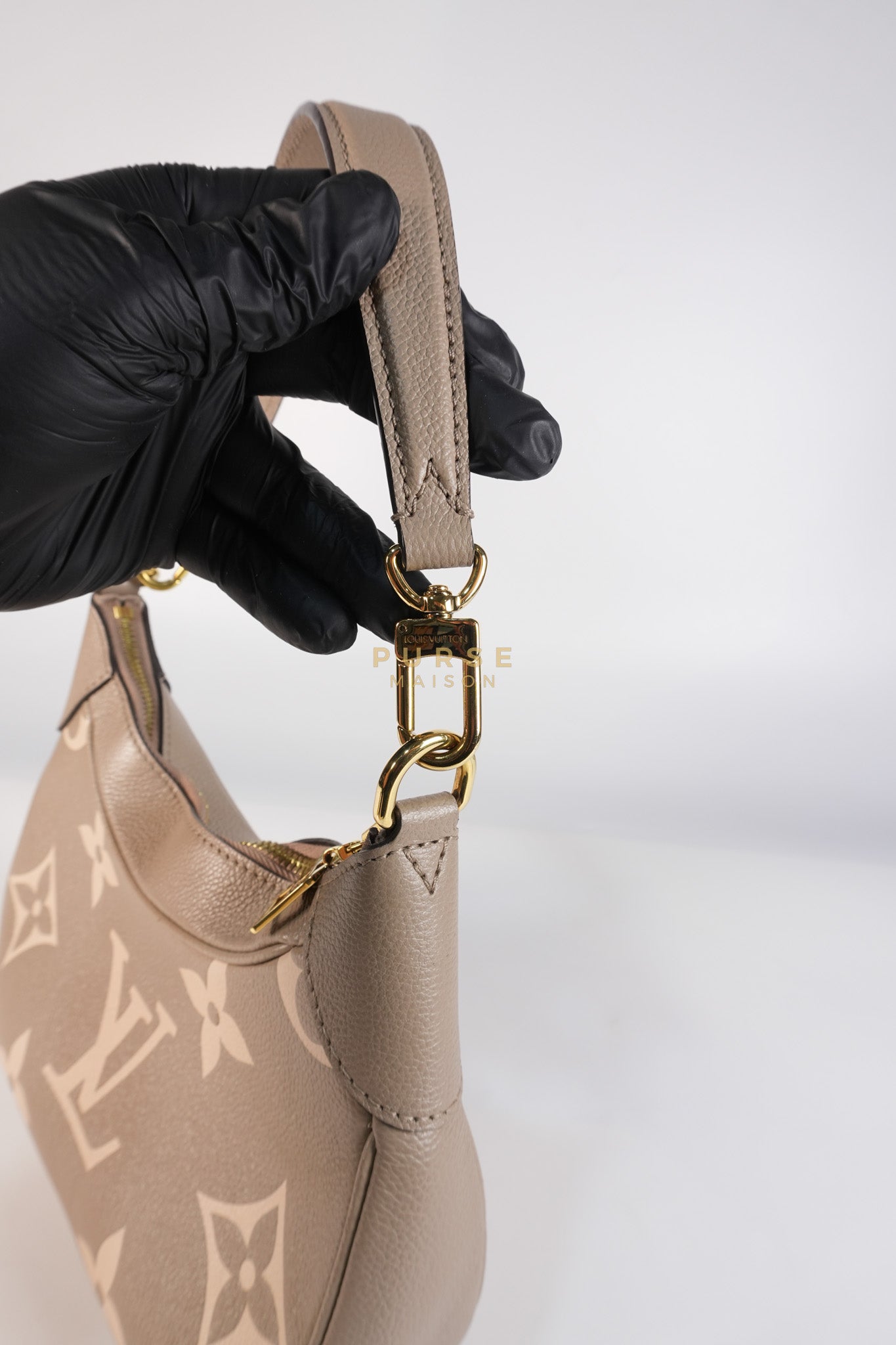 Bagatelle NM Monogram Empreinte Bicolor Two Way Bag (Microchip) | Purse Maison Luxury Bags Shop