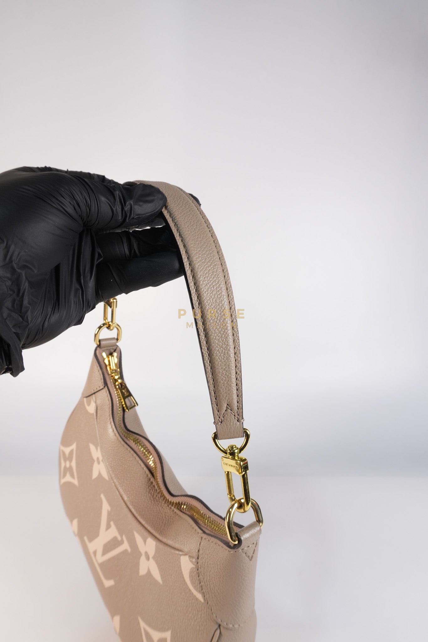 Bagatelle NM Monogram Empreinte Bicolor Two Way Bag (Microchip) | Purse Maison Luxury Bags Shop