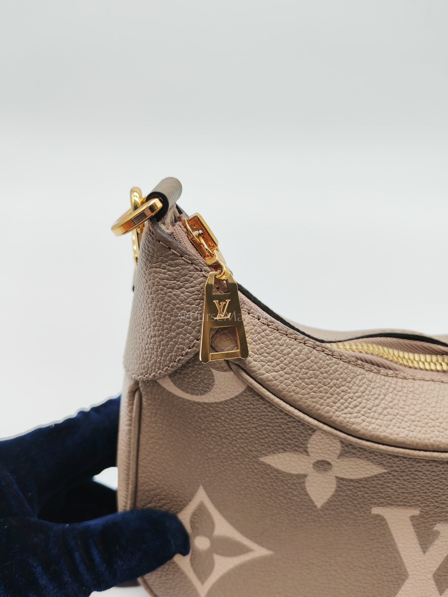 Bagatelle NM Monogram Empreinte Bicolor Two Way Bag (Microchip) | Purse Maison Luxury Bags Shop