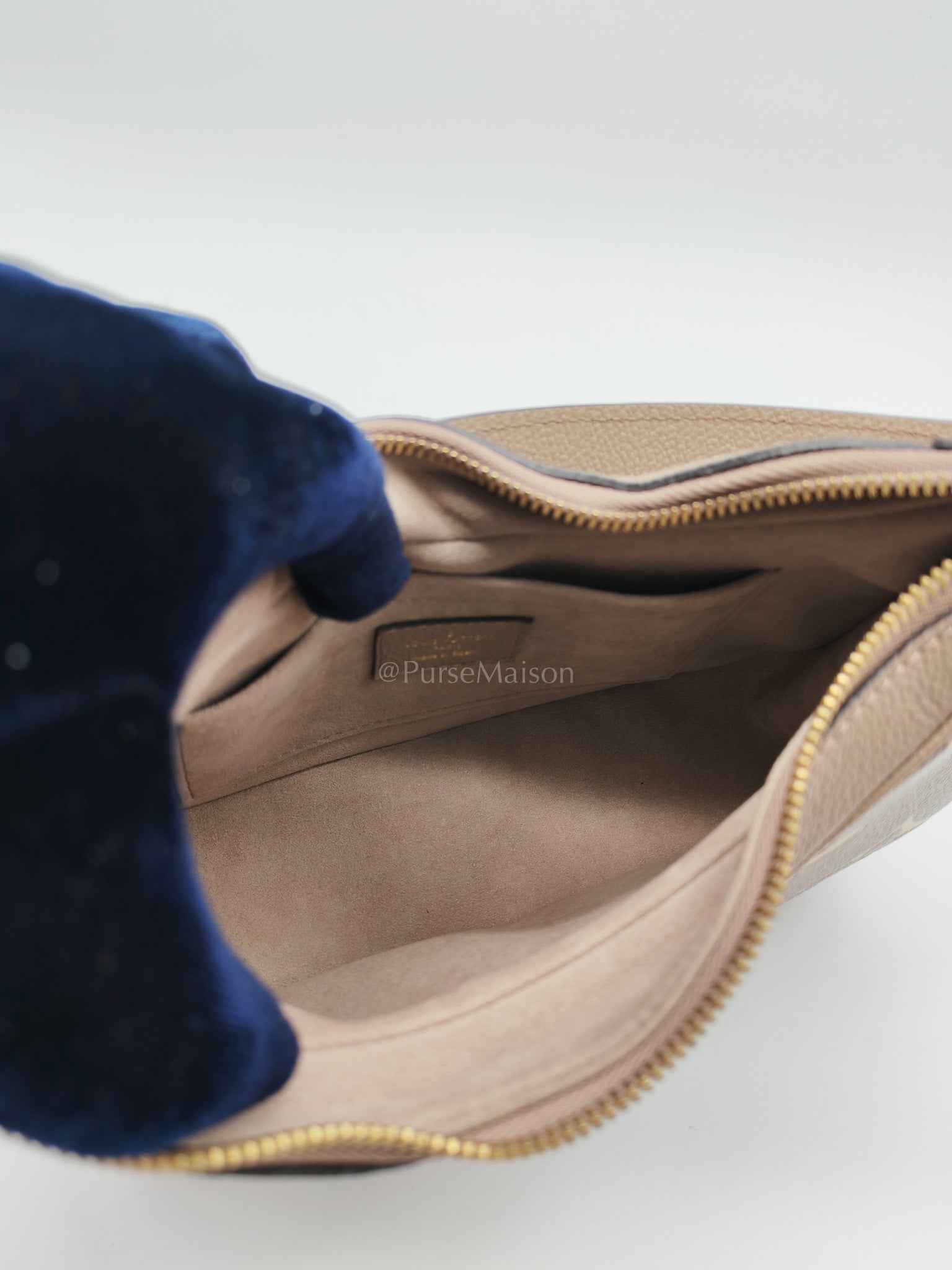 Bagatelle NM Monogram Empreinte Bicolor Two Way Bag (Microchip) | Purse Maison Luxury Bags Shop