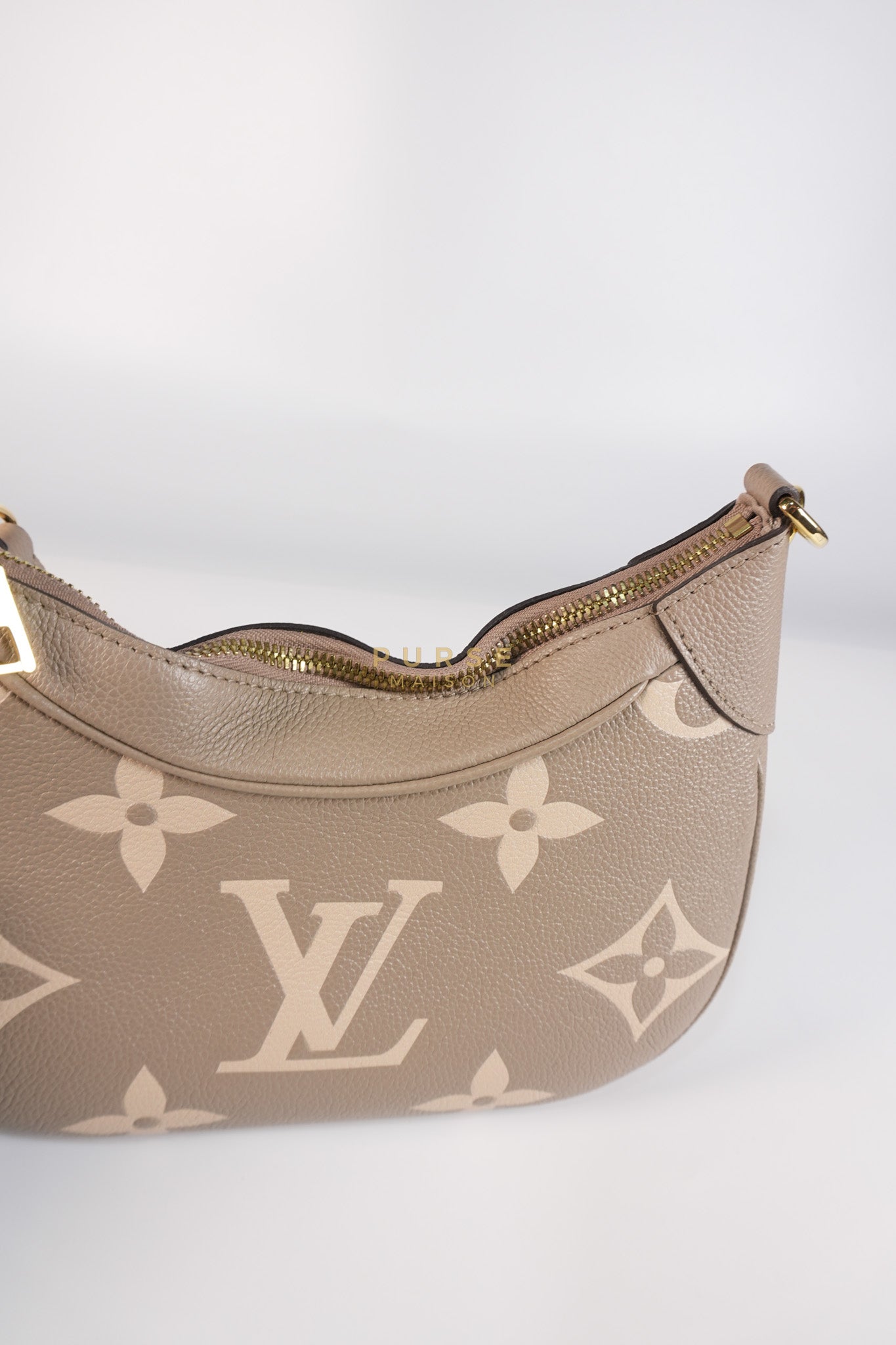 Bagatelle NM Monogram Empreinte Bicolor Two Way Bag (Microchip) | Purse Maison Luxury Bags Shop