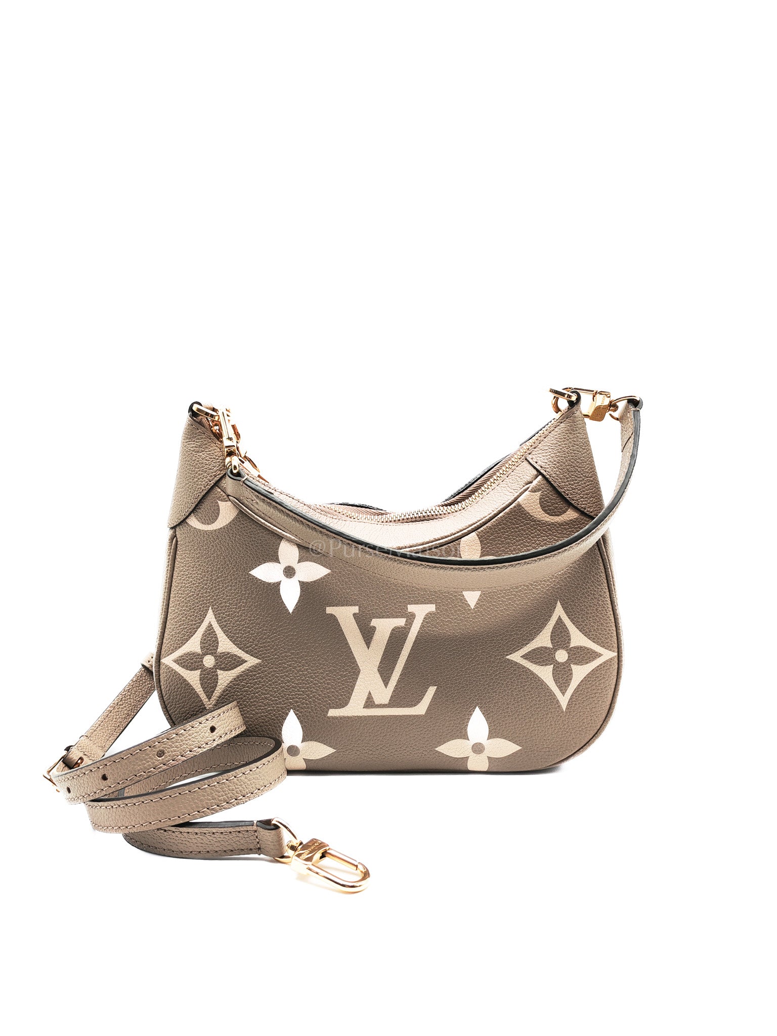 Bagatelle NM Monogram Empreinte Bicolor Two Way Bag (Microchip) | Purse Maison Luxury Bags Shop