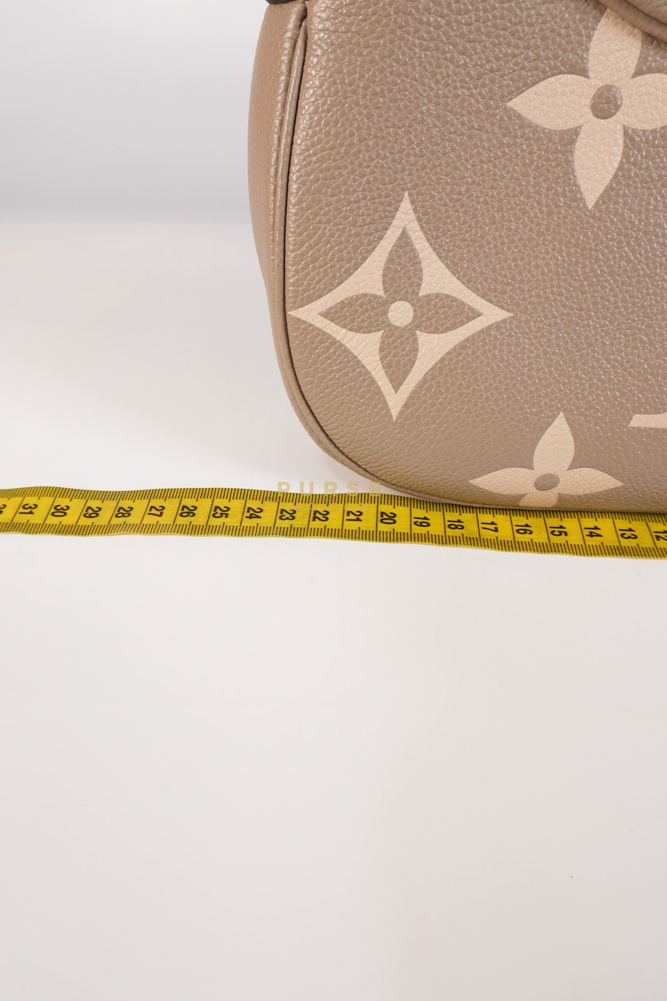 Bagatelle NM Monogram Empreinte Bicolor Two Way Bag (Microchip) | Purse Maison Luxury Bags Shop