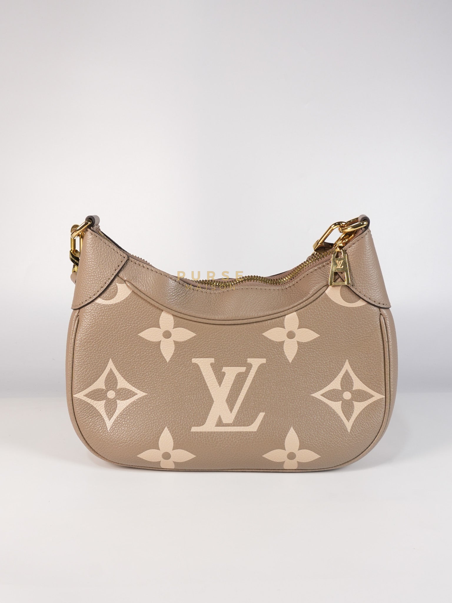 Bagatelle NM Monogram Empreinte Bicolor Two Way Bag (Microchip) | Purse Maison Luxury Bags Shop