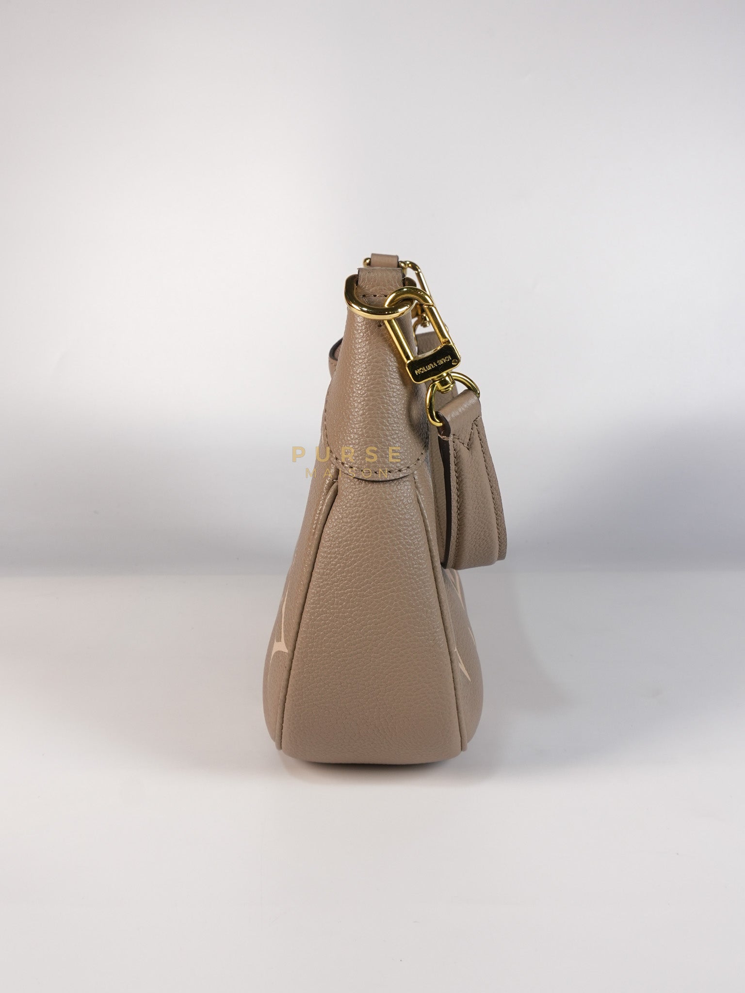 Bagatelle NM Monogram Empreinte Bicolor Two Way Bag (Microchip) | Purse Maison Luxury Bags Shop