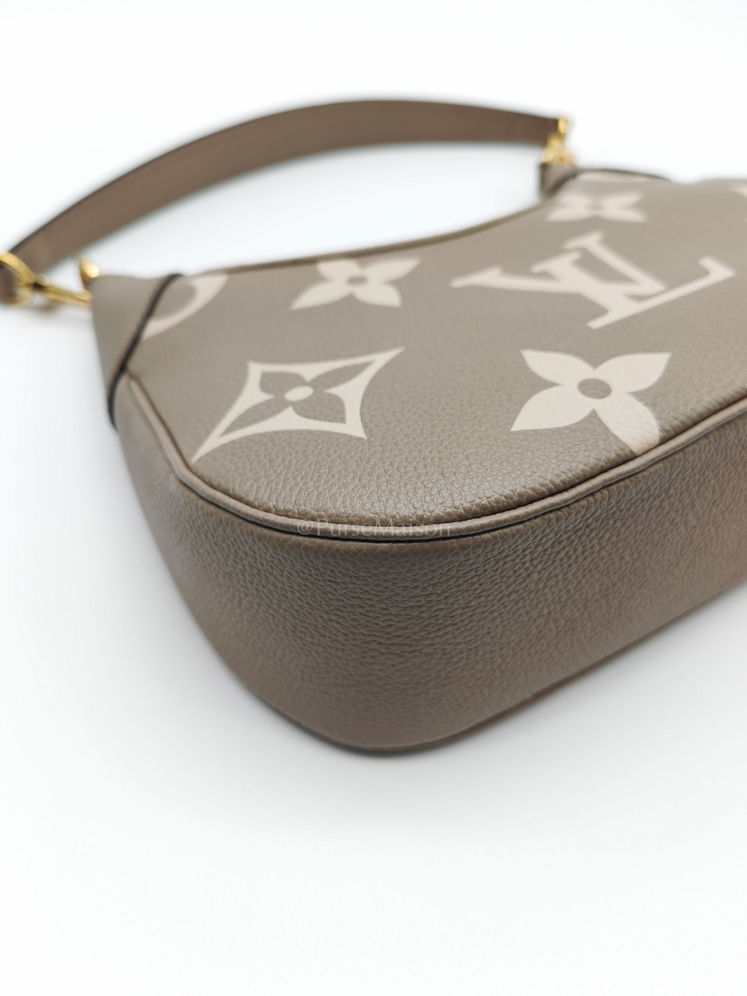 Bagatelle NM Monogram Empreinte Bicolor Two Way Bag (Microchip) | Purse Maison Luxury Bags Shop