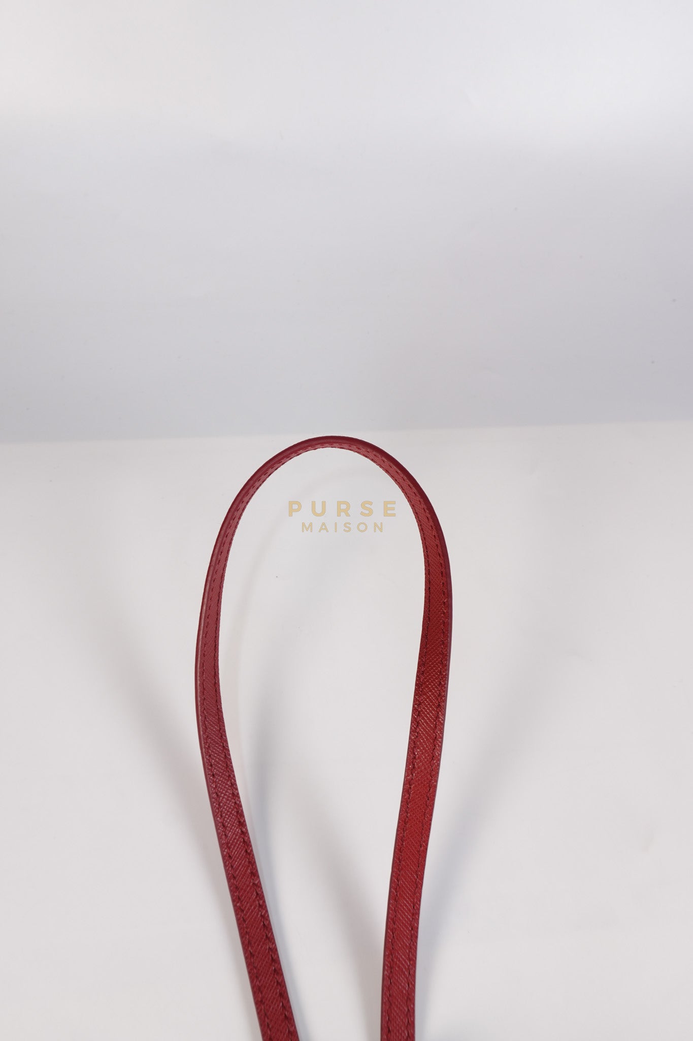 Baguette in Red Nylon Tessuto Impunto Two Way Bag | Purse Maison Luxury Bags Shop