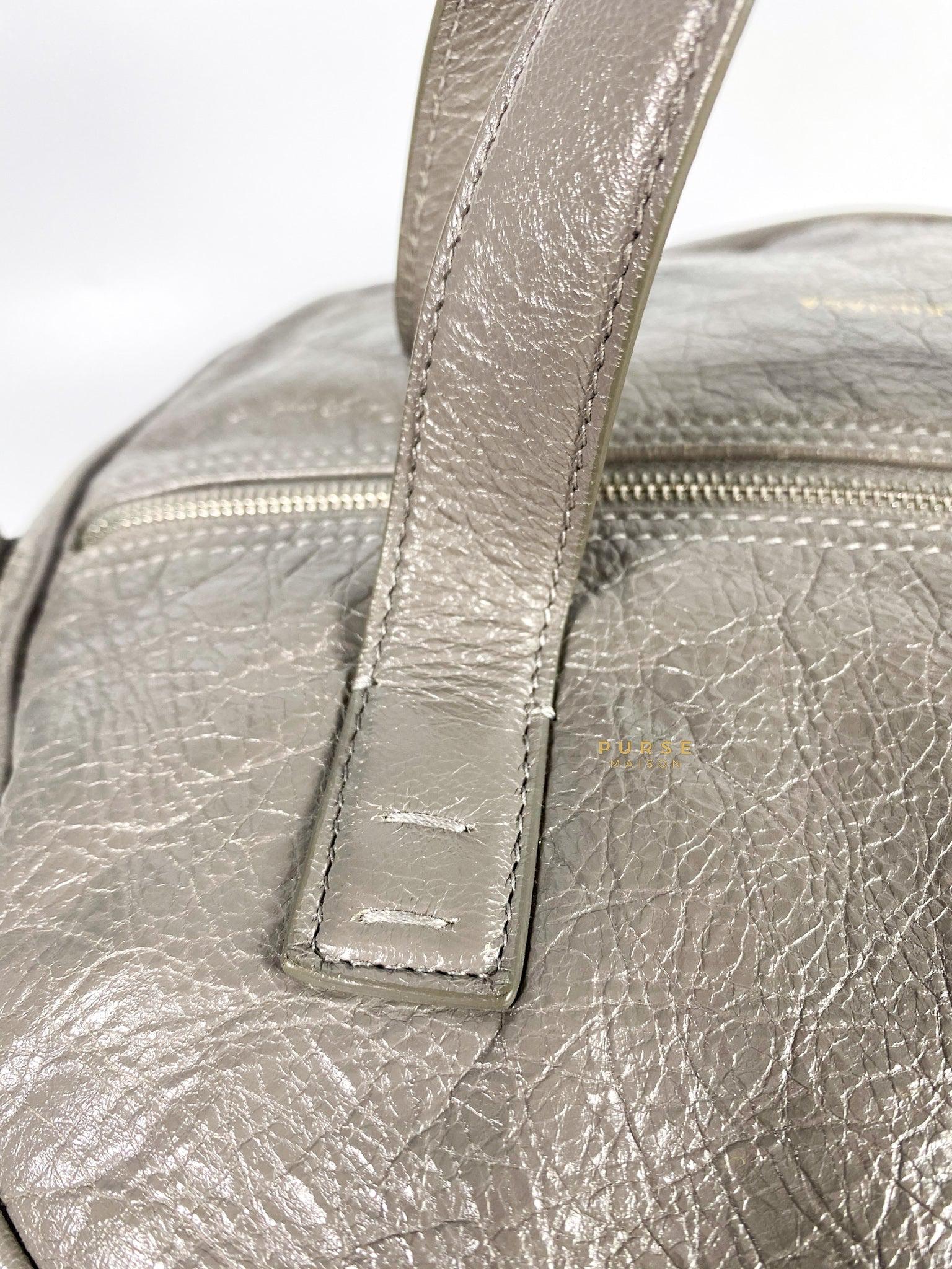 Balenciaga Air Hobo Grey Leather Bag