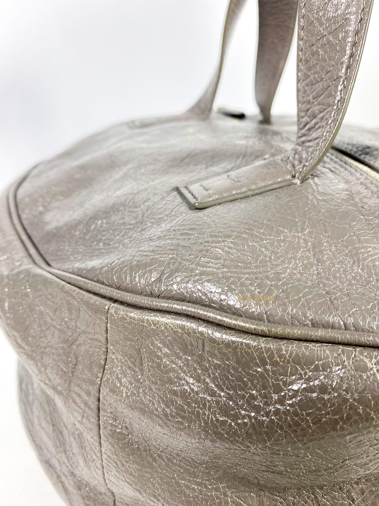 Balenciaga Air Hobo Grey Leather Bag