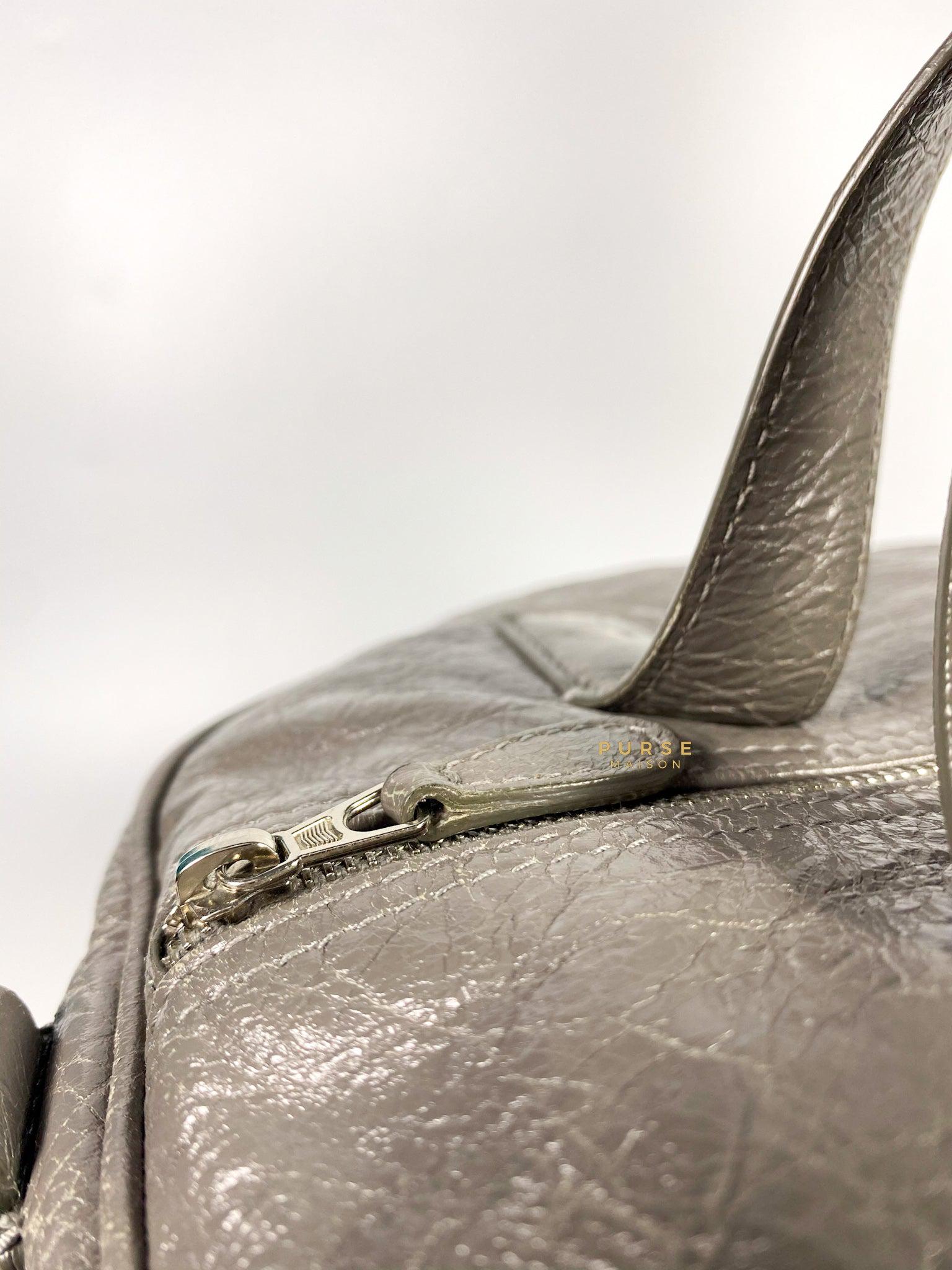 Balenciaga Air Hobo Grey Leather Bag