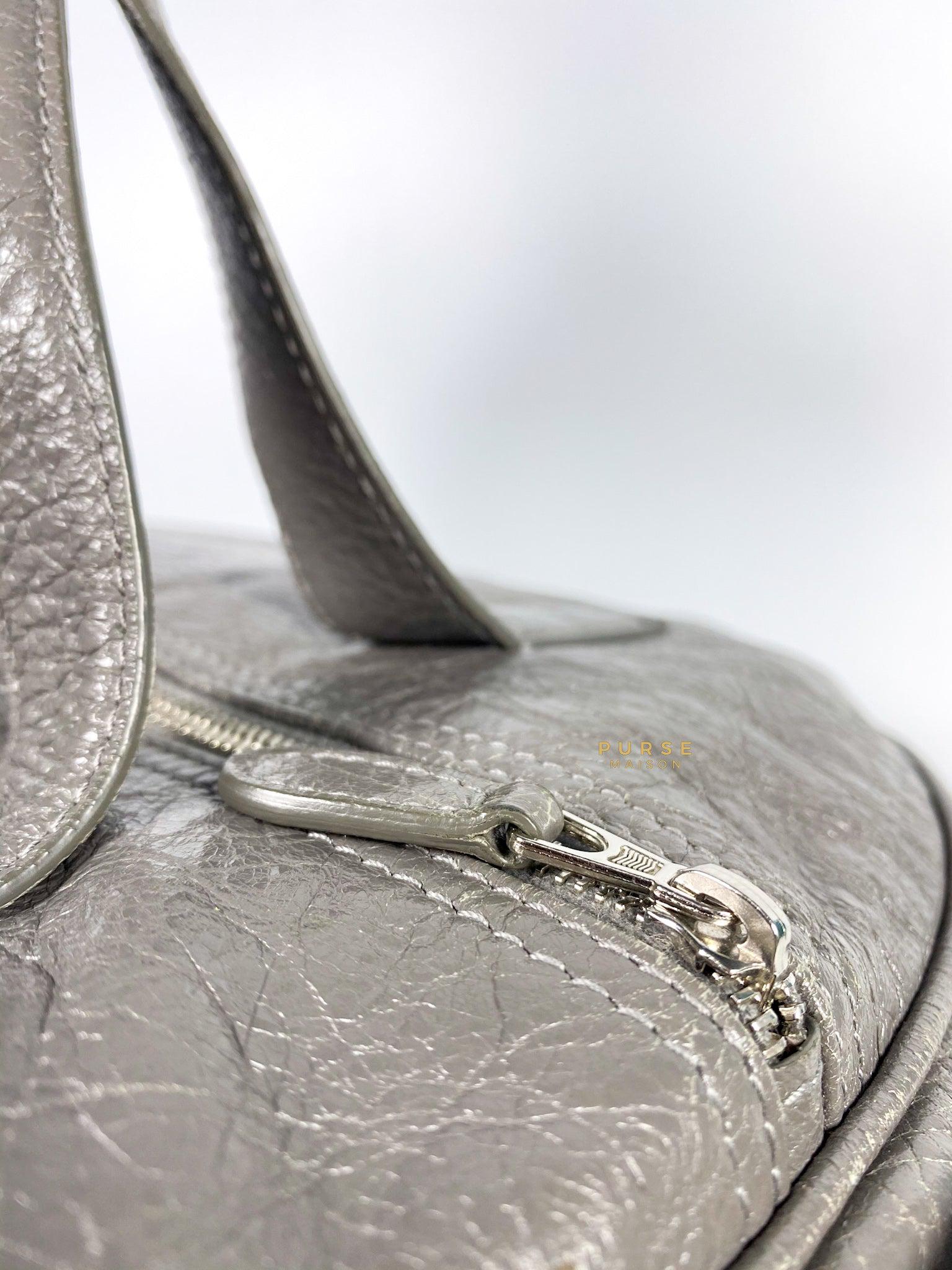 Balenciaga Air Hobo Grey Leather Bag