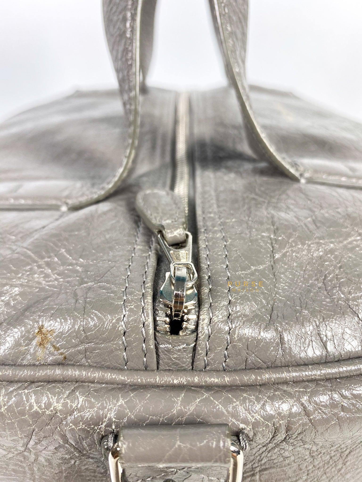 Balenciaga Air Hobo Grey Leather Bag