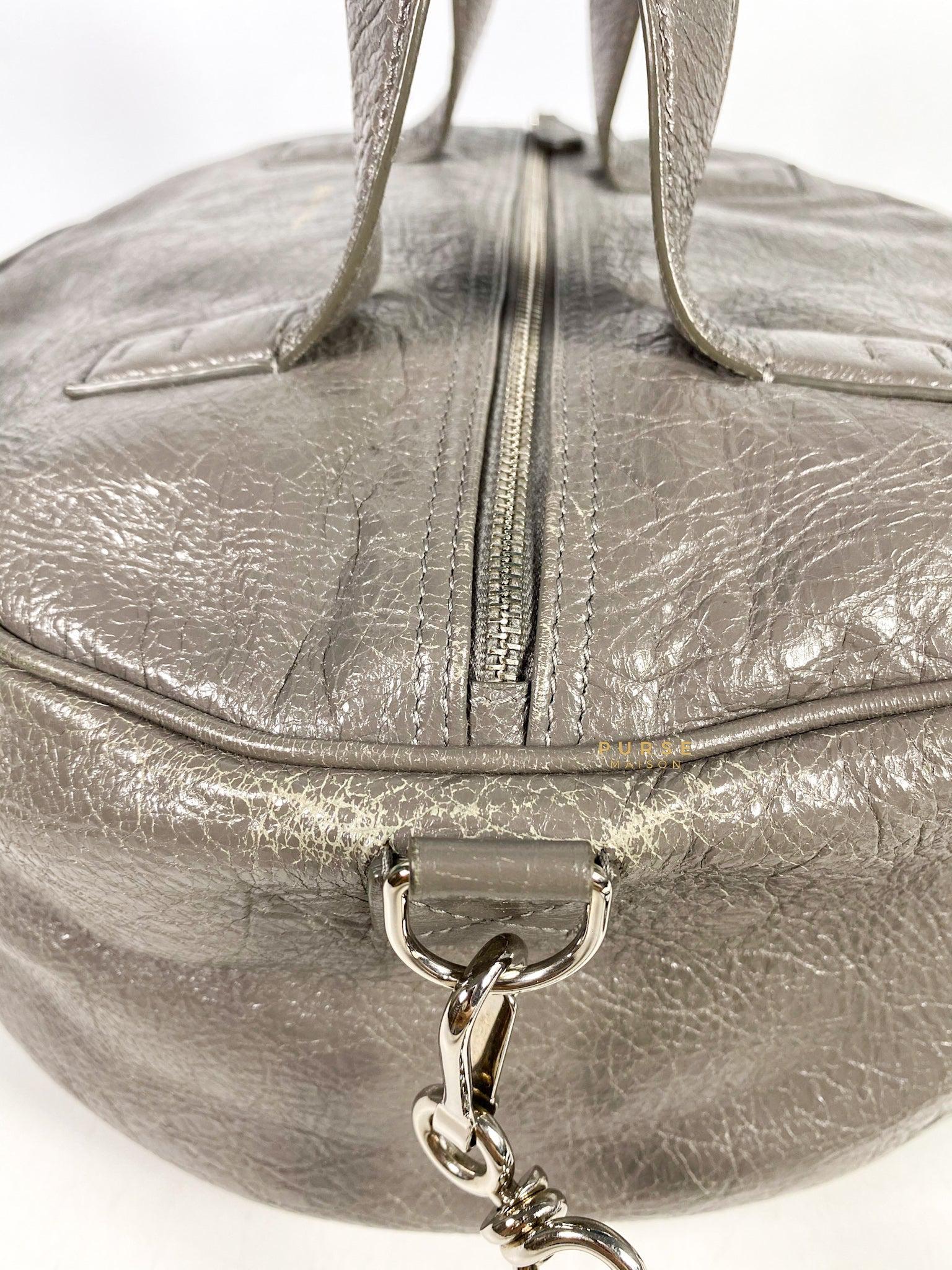 Balenciaga Air Hobo Grey Leather Bag