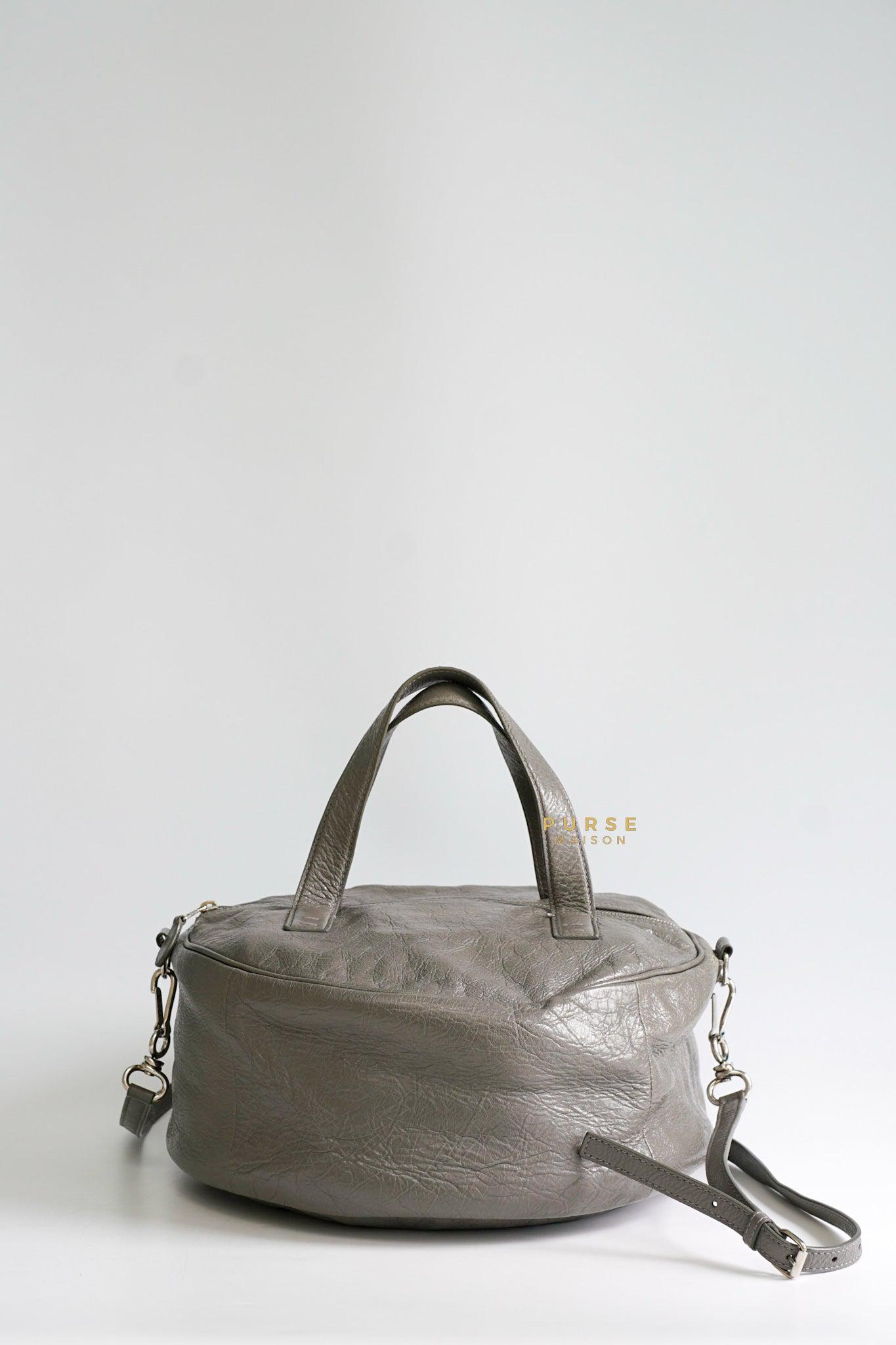 Balenciaga Air Hobo Grey Leather Bag