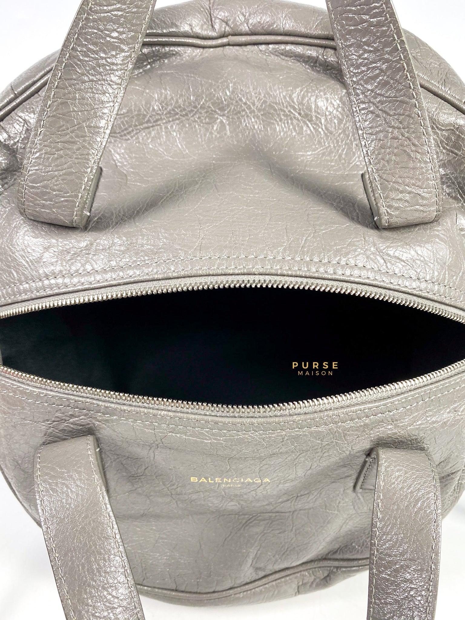 Balenciaga Air Hobo Grey Leather Bag