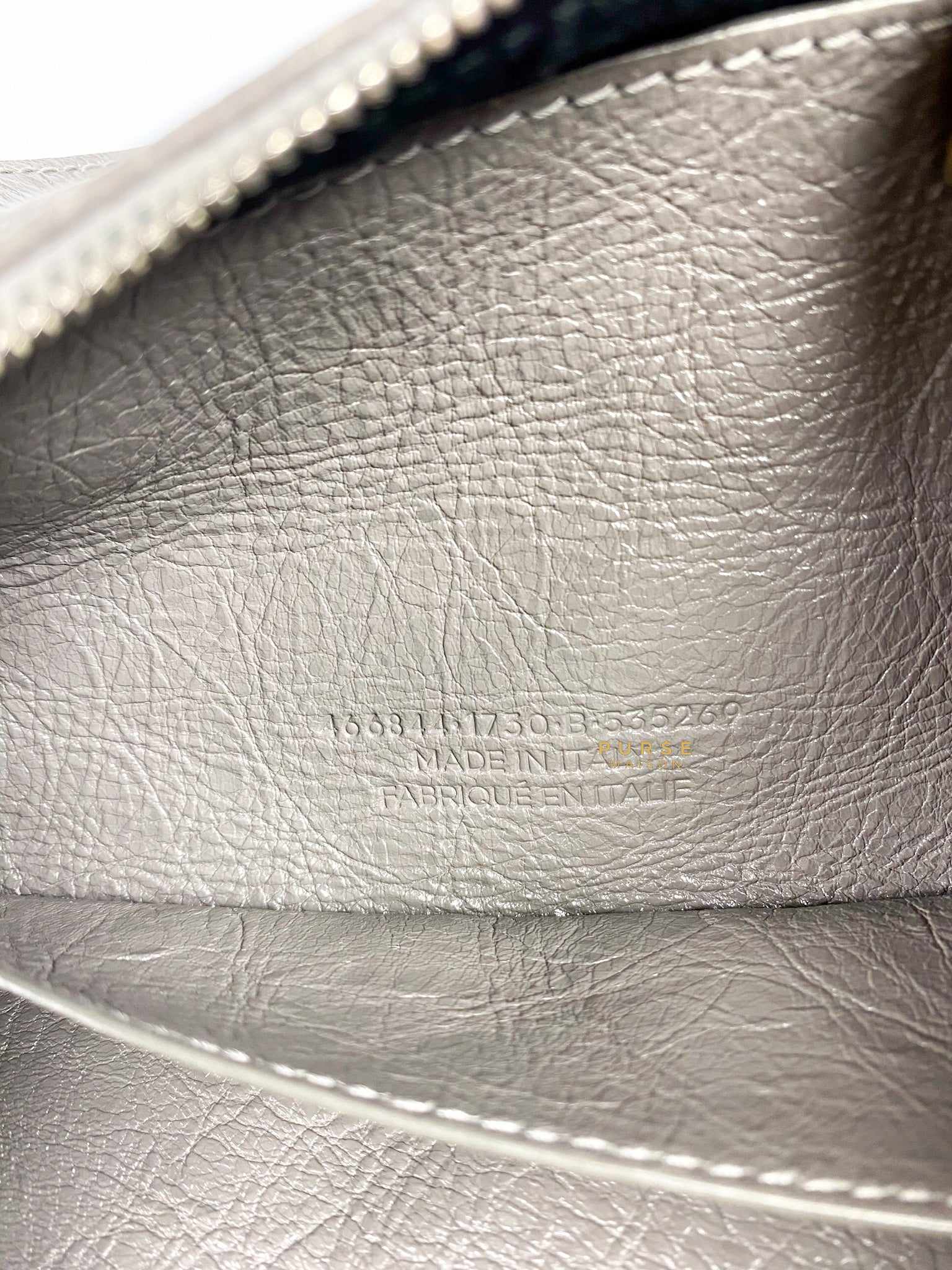 Balenciaga Air Hobo Grey Leather Bag