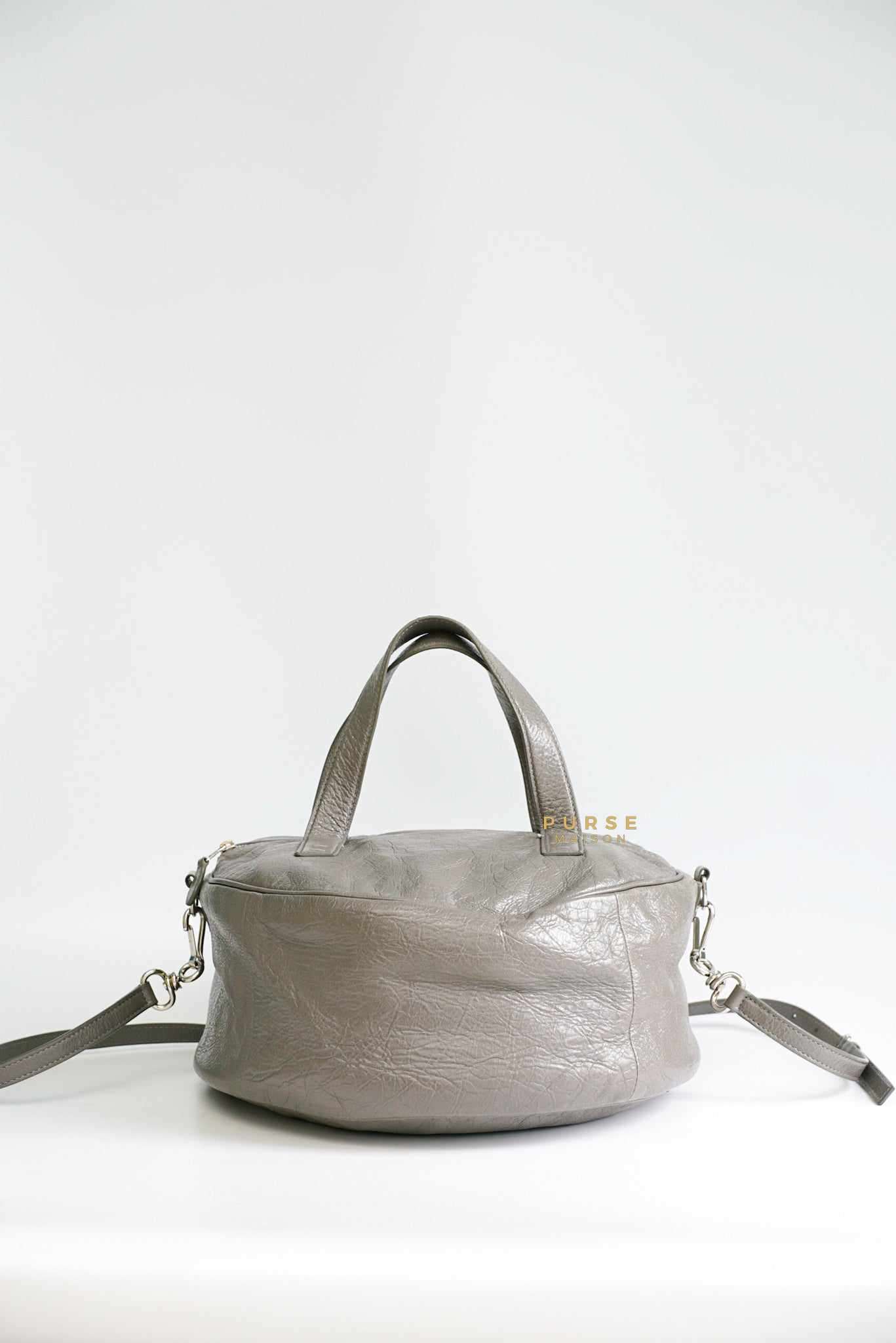 Balenciaga Air Hobo Grey Leather Bag