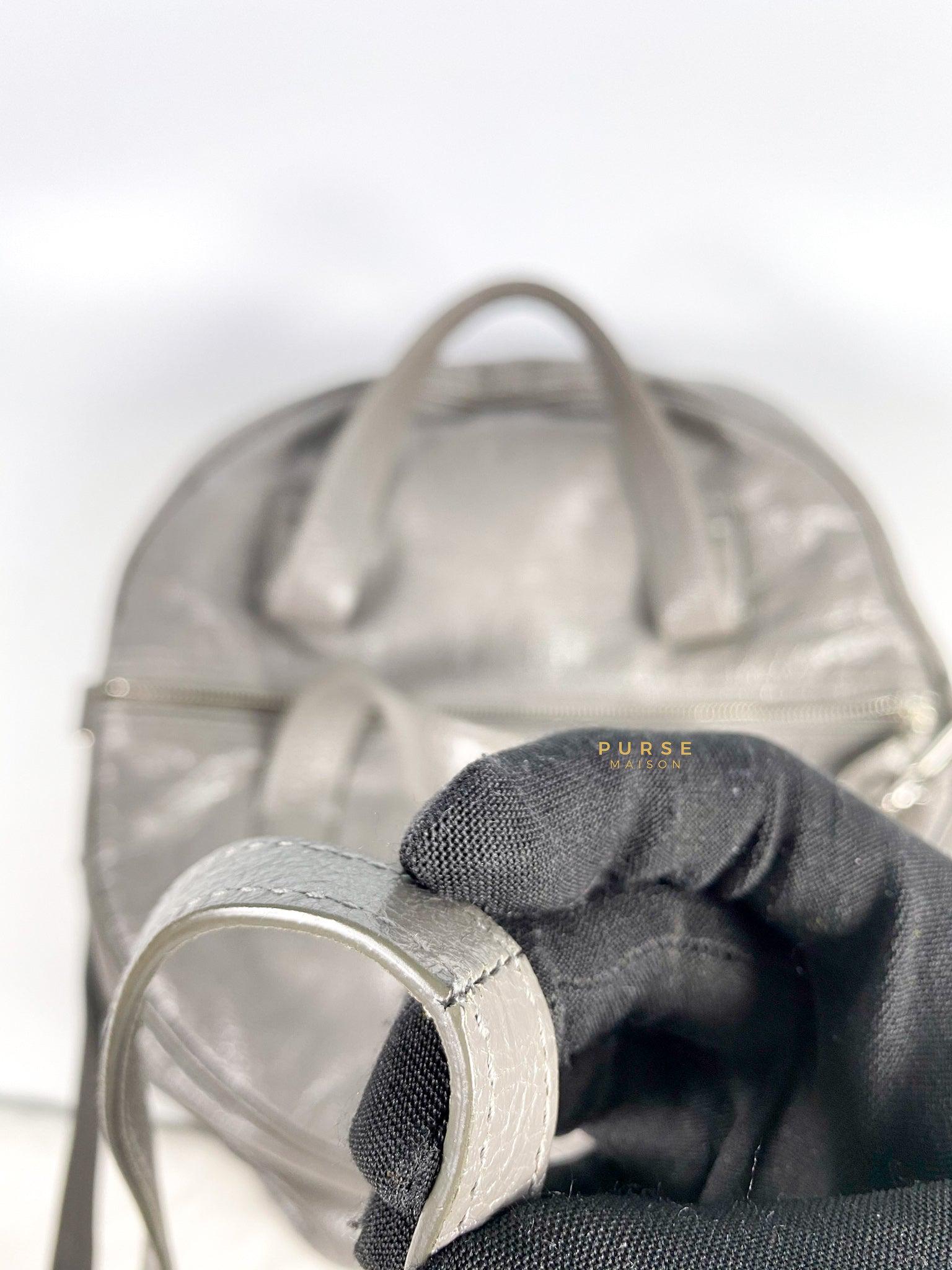 Balenciaga Air Hobo Grey Leather Bag