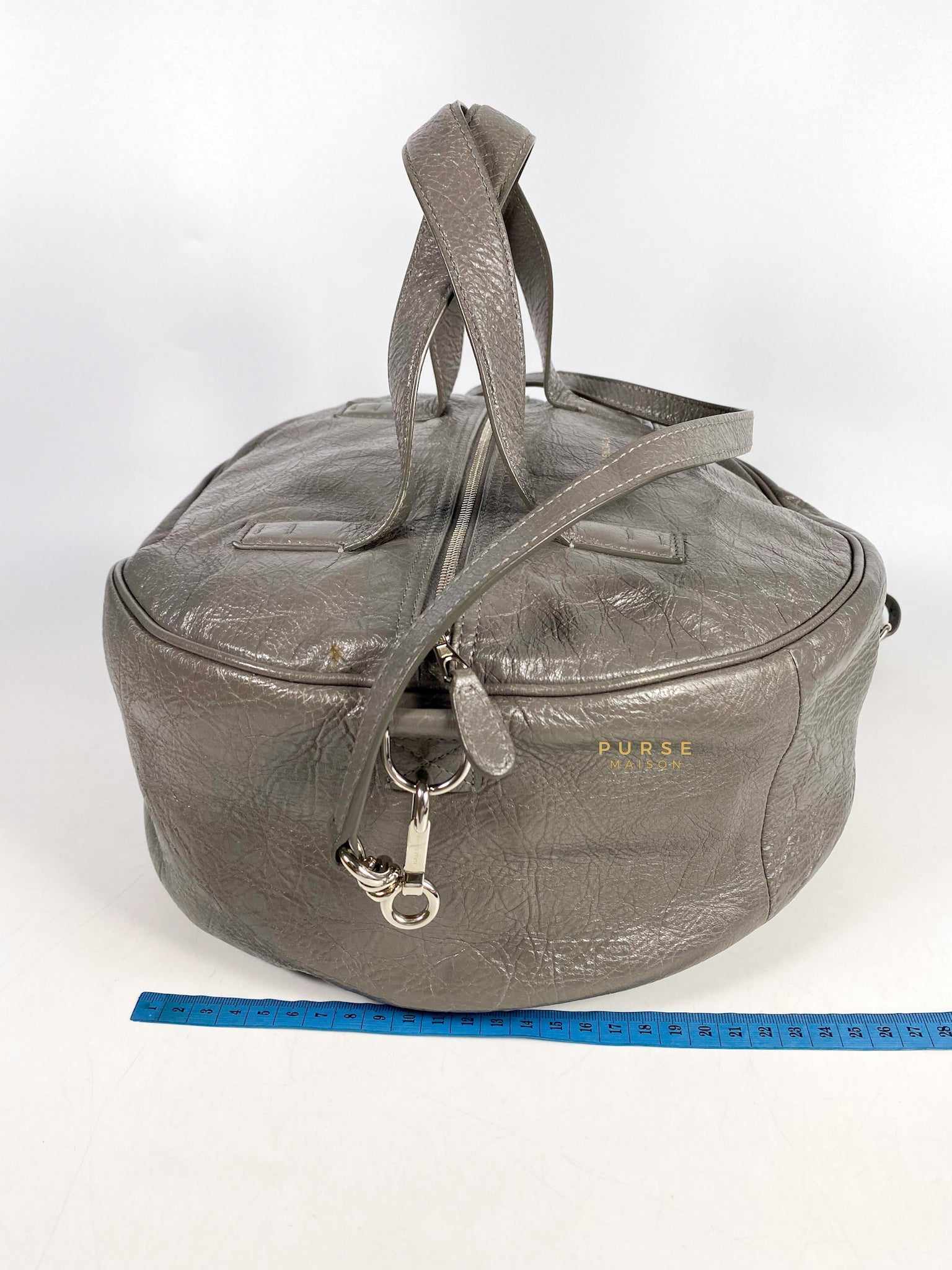 Balenciaga Air Hobo Grey Leather Bag