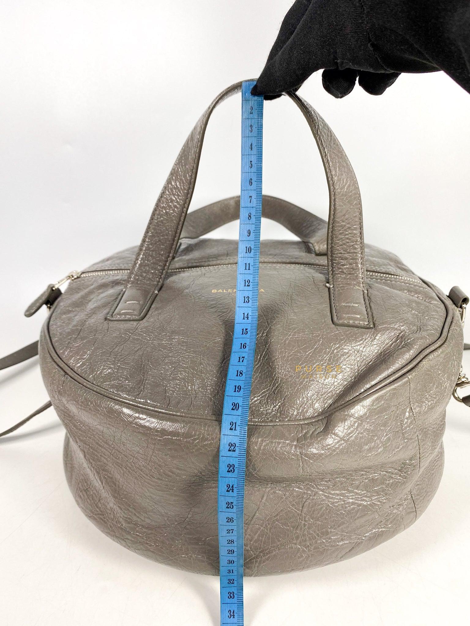 Balenciaga Air Hobo Grey Leather Bag