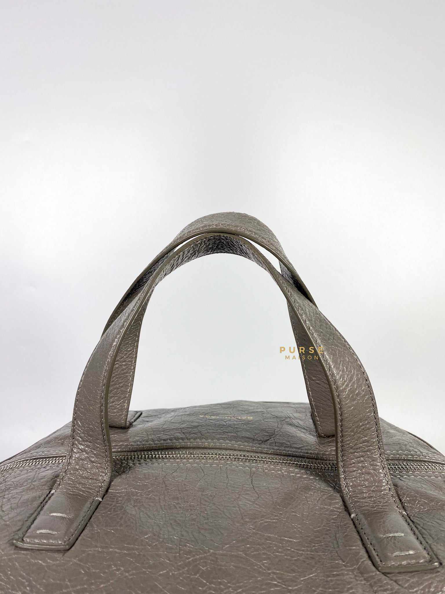 Balenciaga Air Hobo Grey Leather Bag