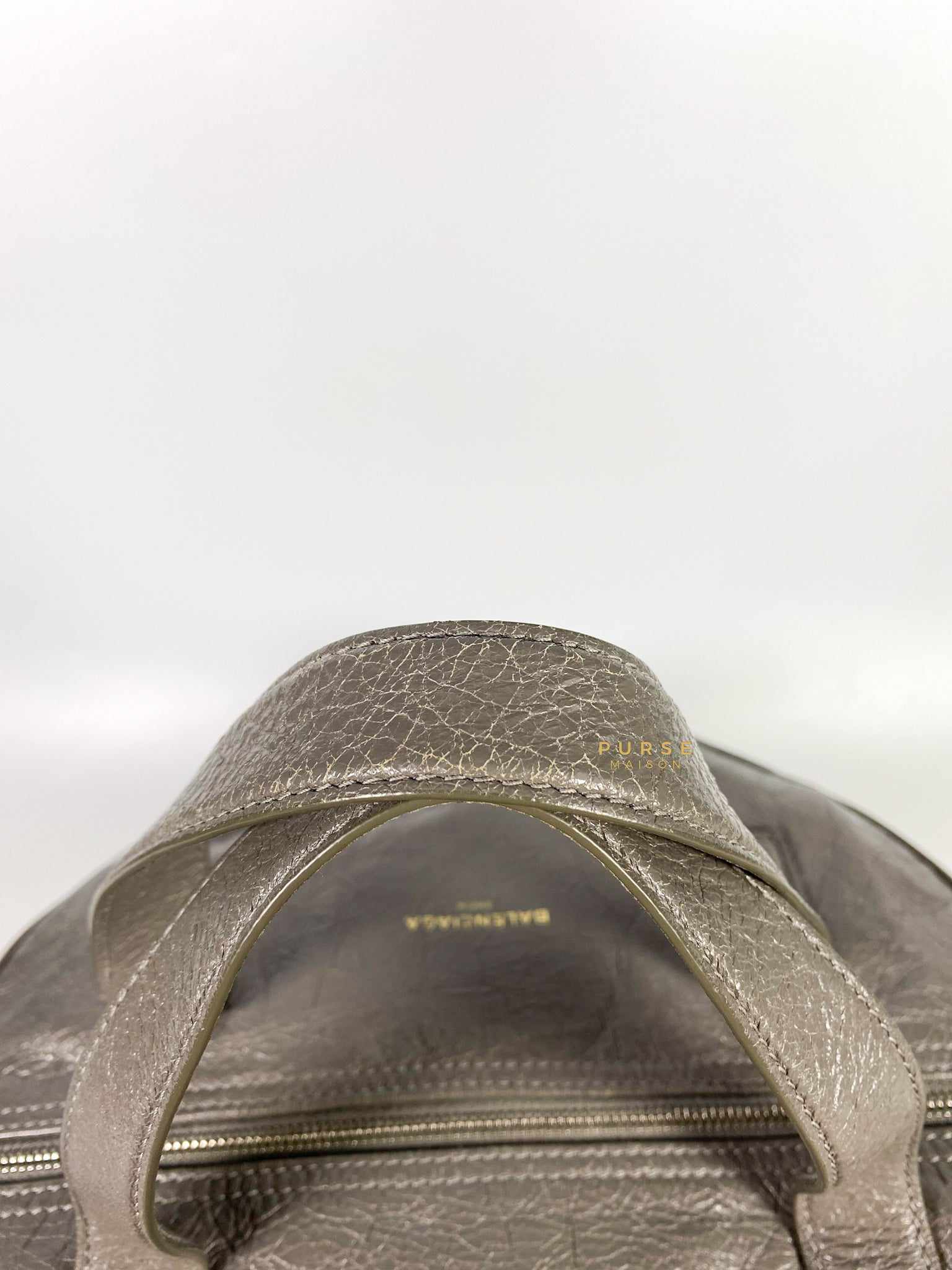 Balenciaga Air Hobo Grey Leather Bag