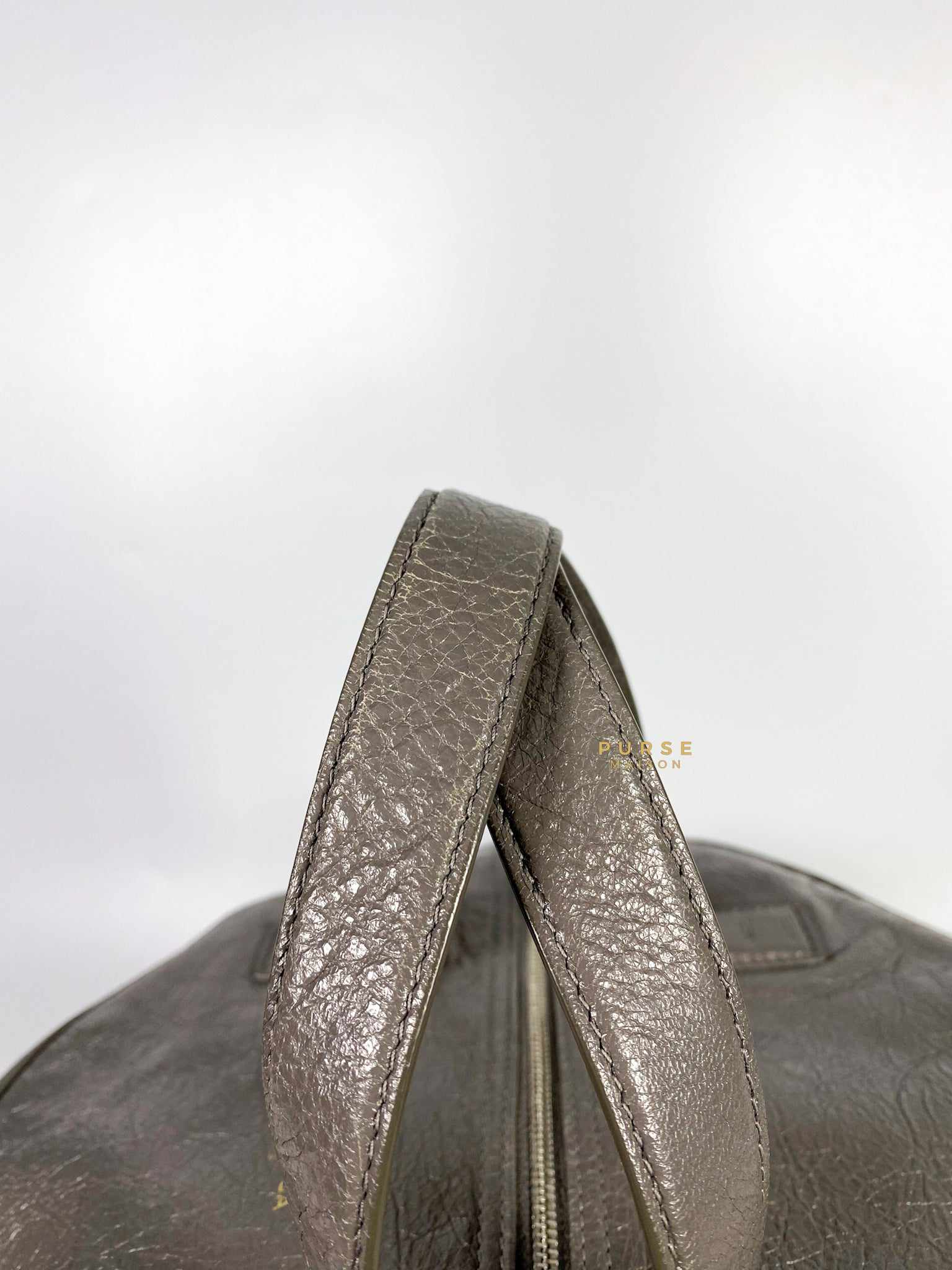 Balenciaga Air Hobo Grey Leather Bag