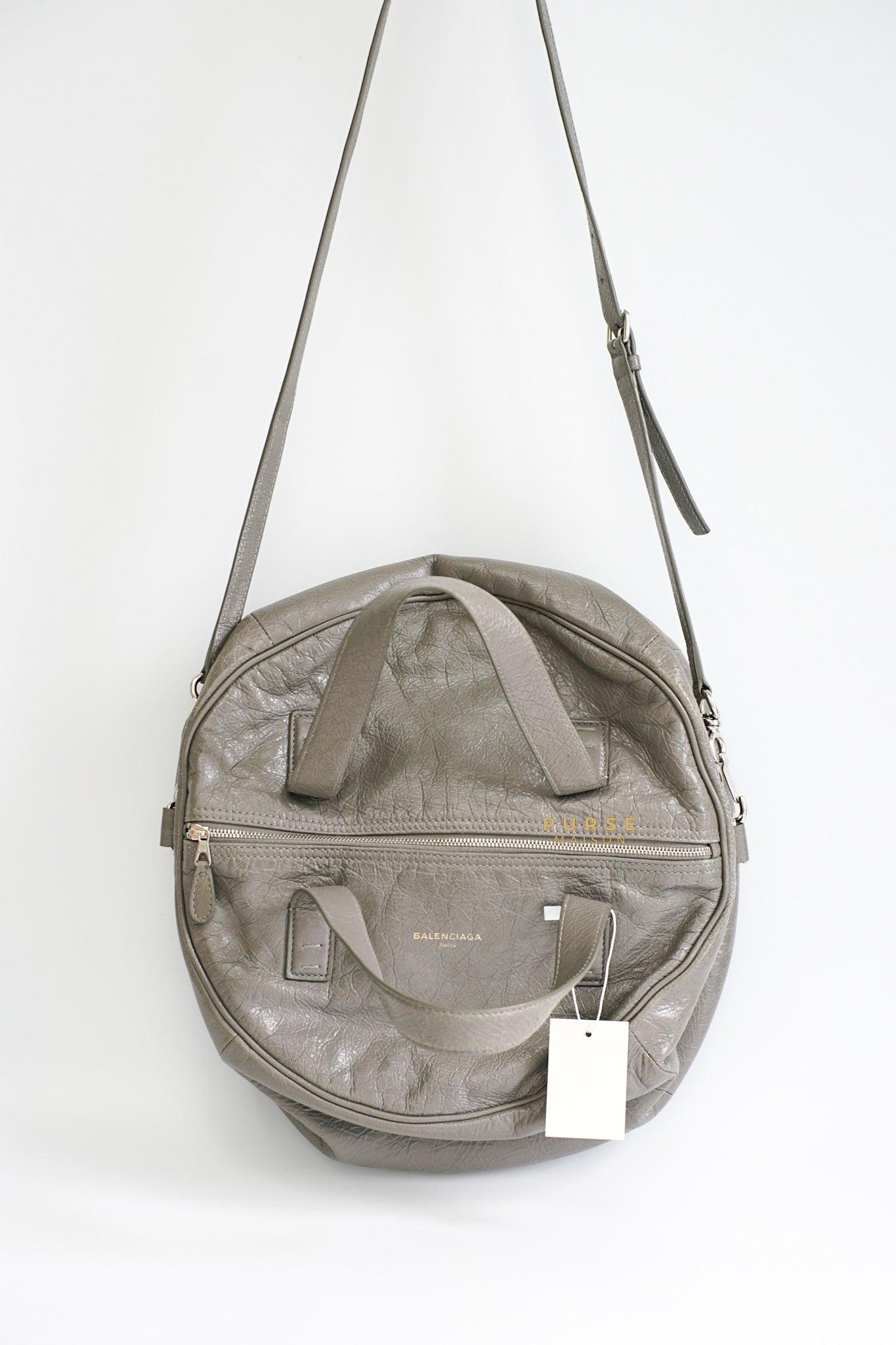 Balenciaga Air Hobo Grey Leather Bag