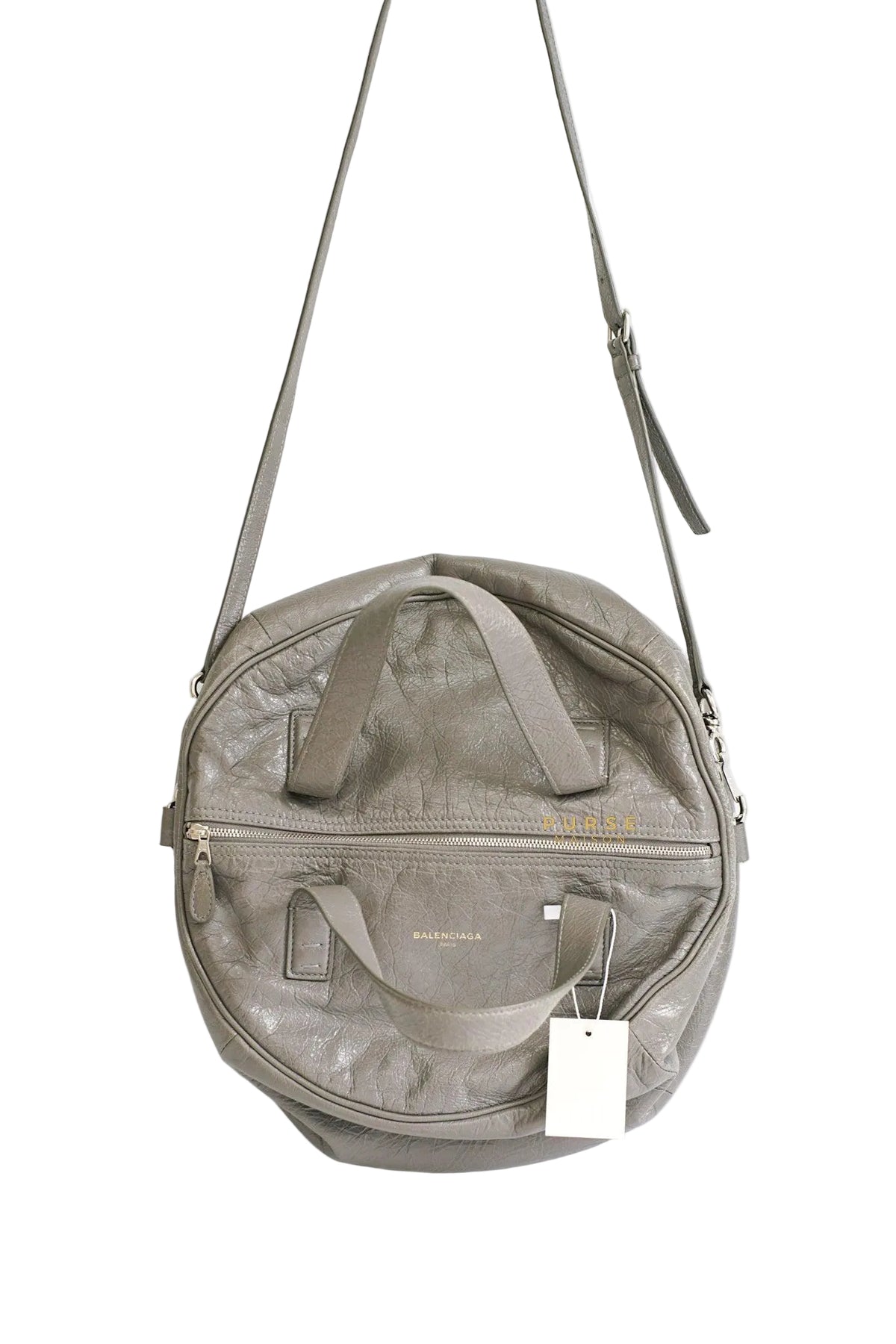 Balenciaga Air Hobo Grey Leather Bag