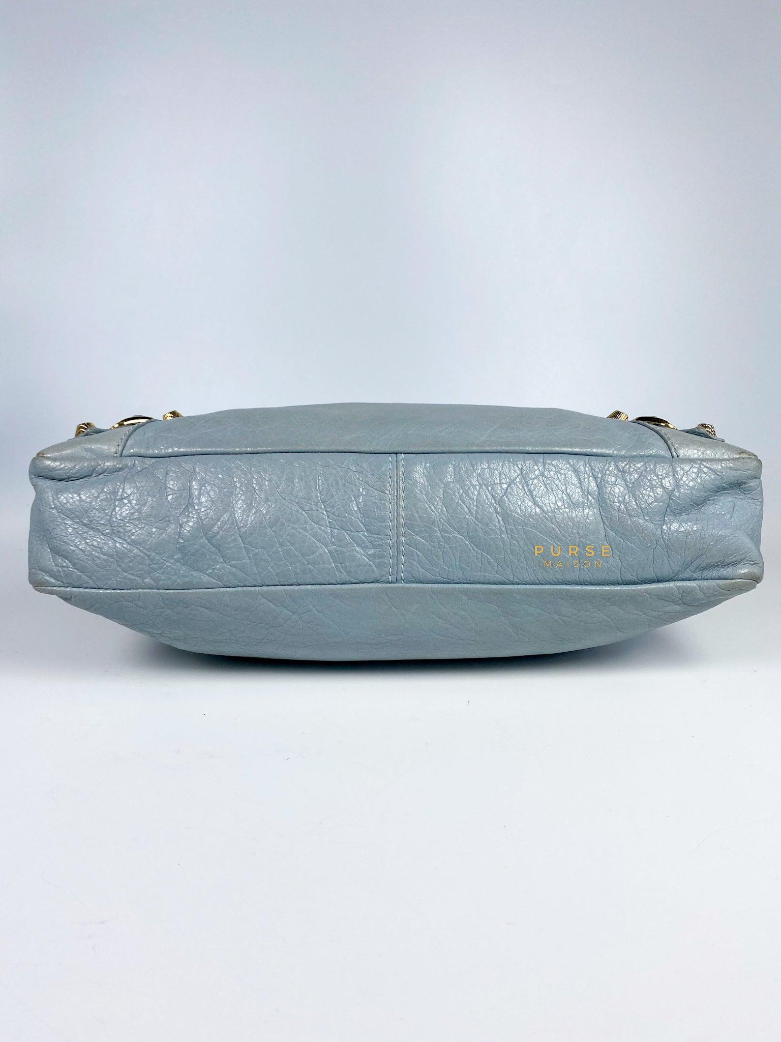 Balenciaga Classic First Gold hardware (Baby Blue)