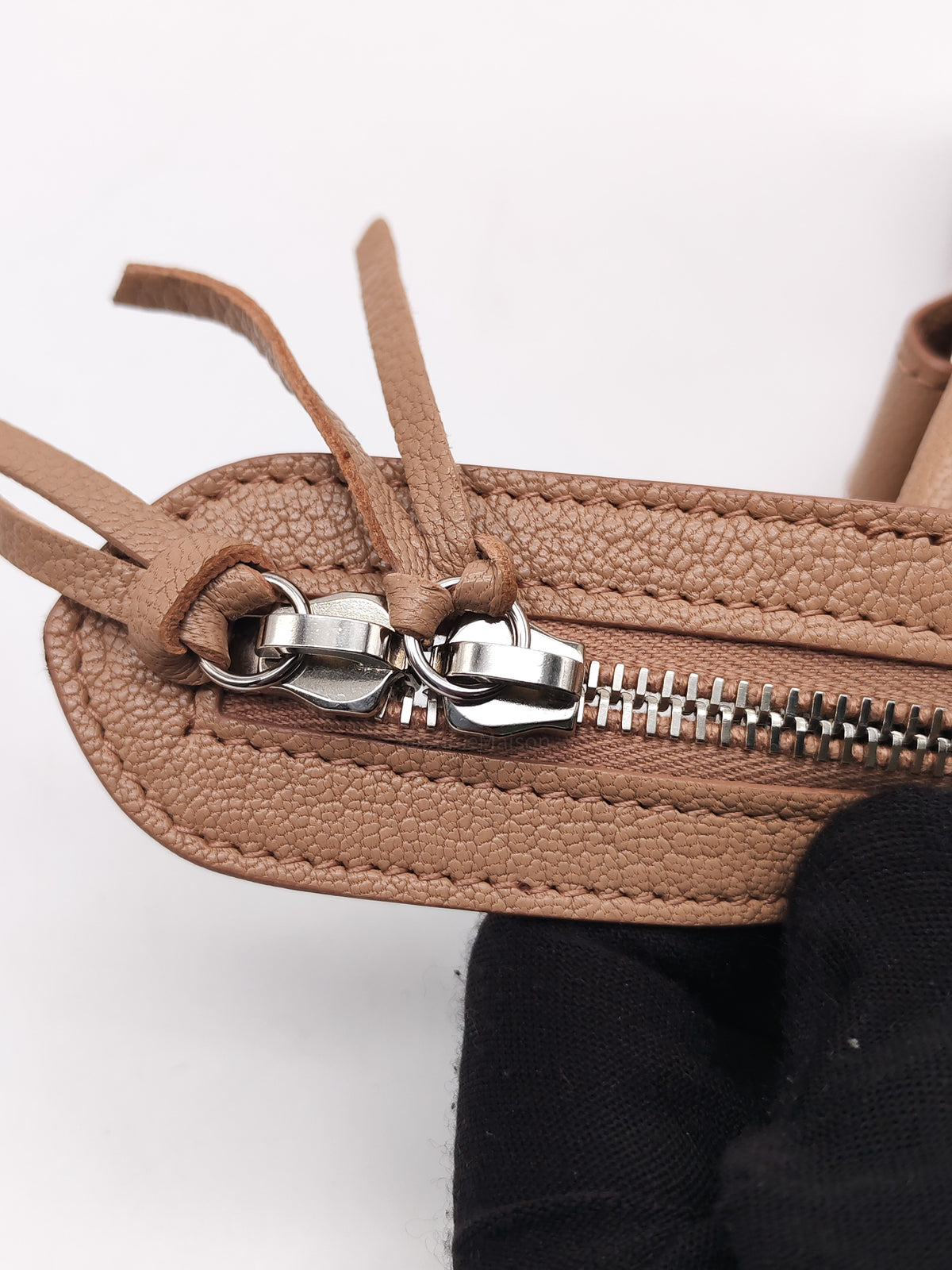 Balenciaga Classic Metallic Edge City Bag in Camel And Silver Hardware | Purse Maison Luxury Bags Shop