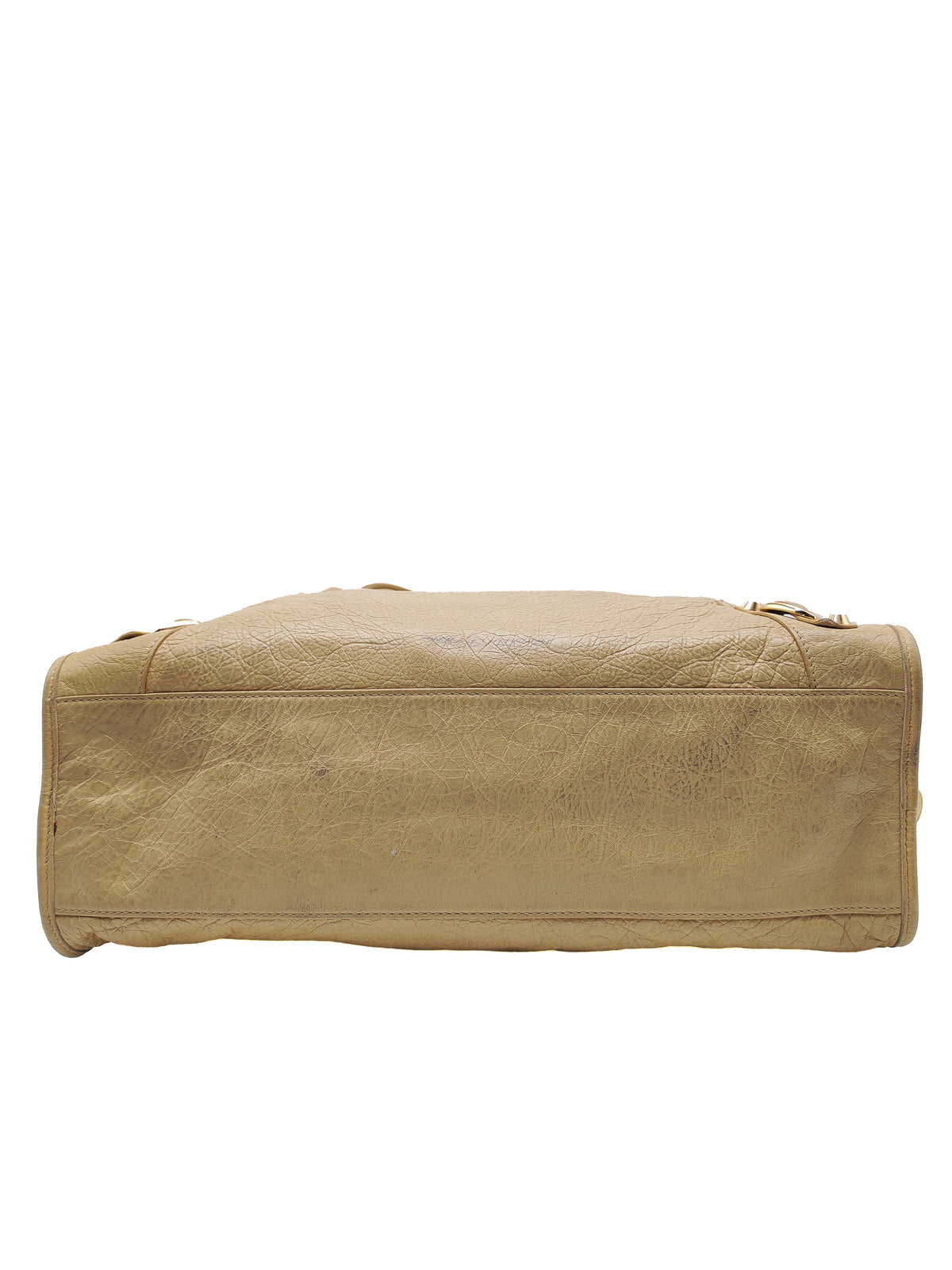 Balenciaga Giant 12 City Bag in Beige Distressed Lambskin Leather and Gold Hardware | Purse Maison Luxury Bags Shop