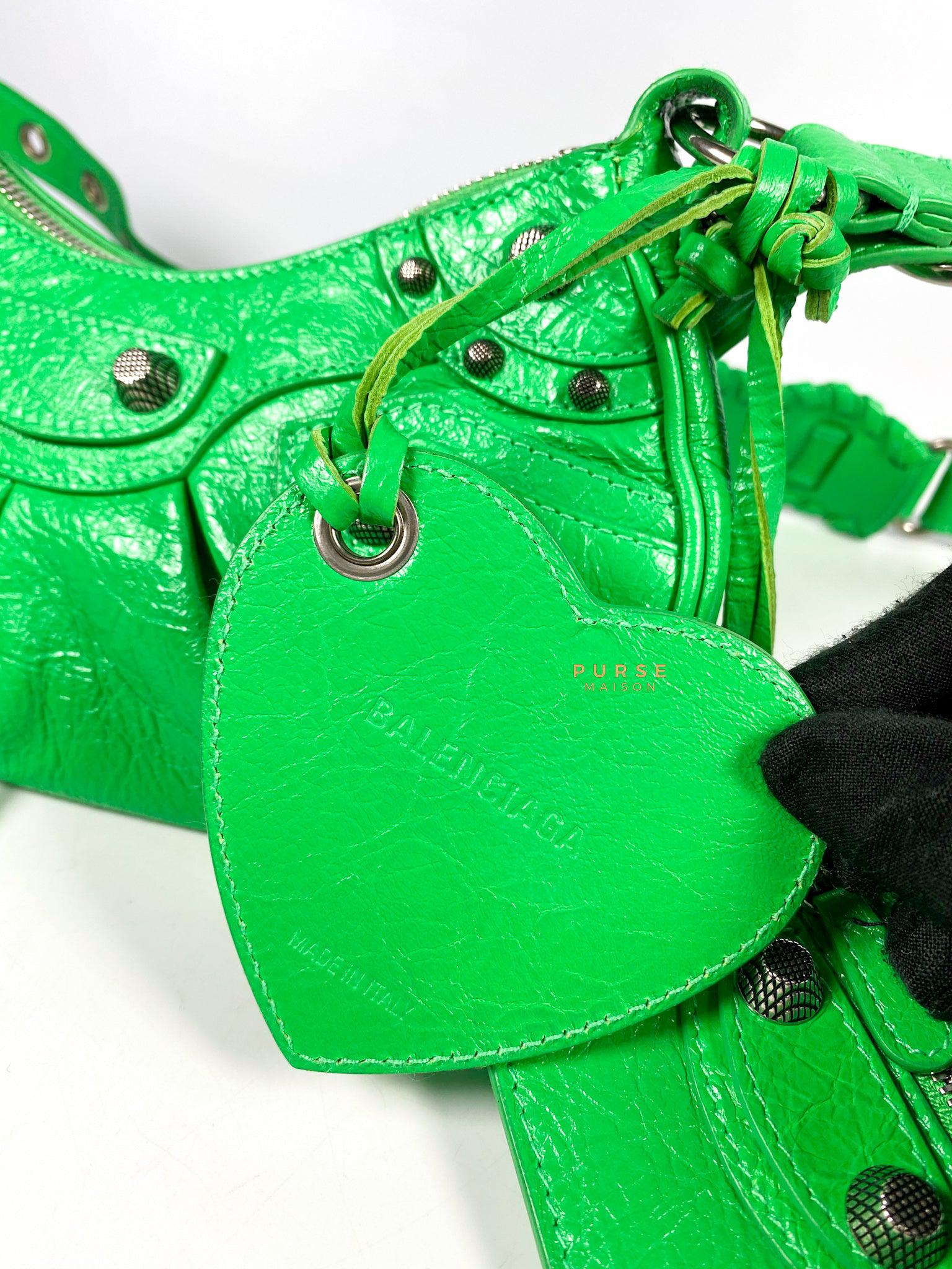 Balenciaga Le Cagole Xs Kelly Green Bag