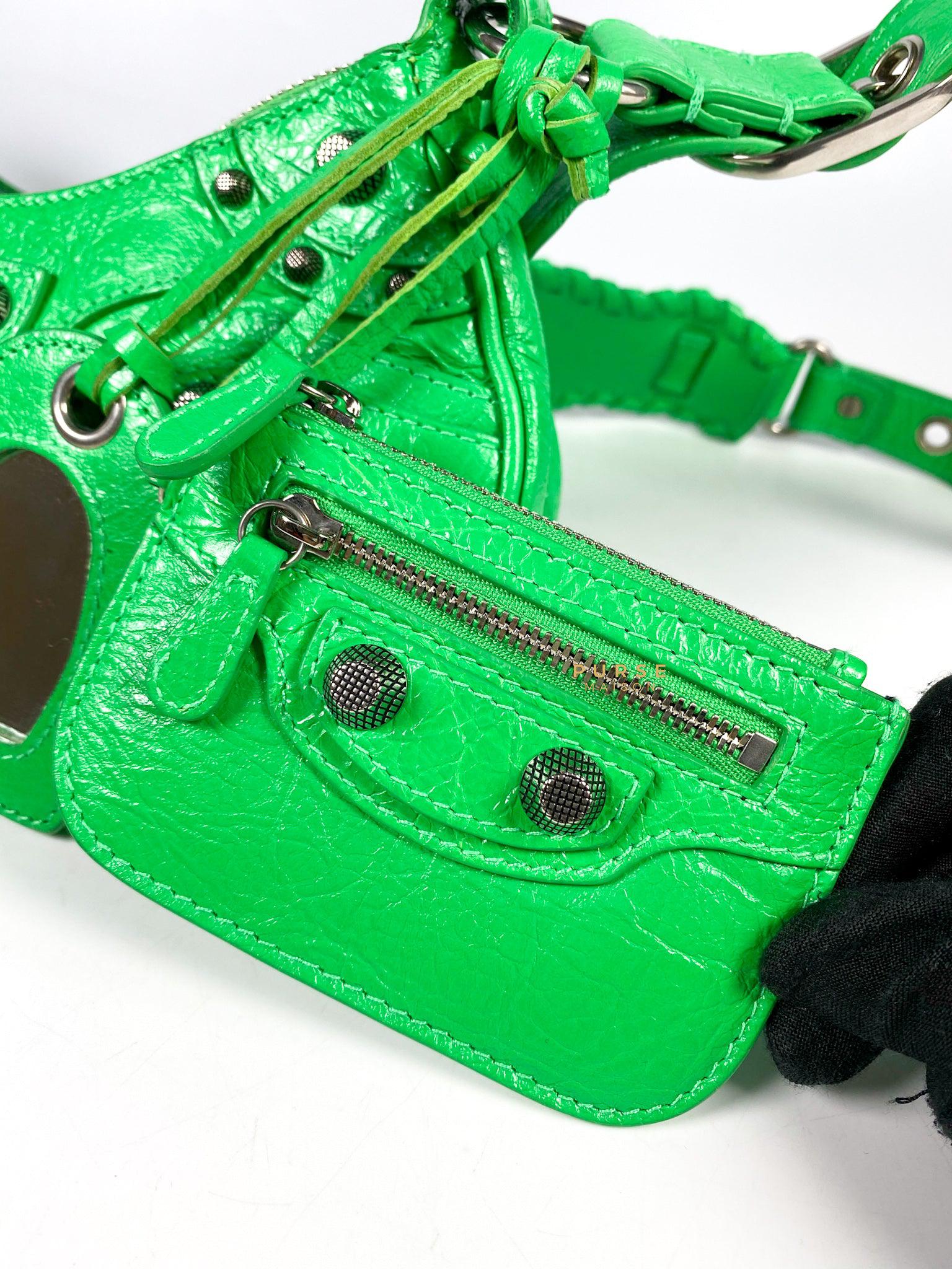 Balenciaga Le Cagole Xs Kelly Green Bag