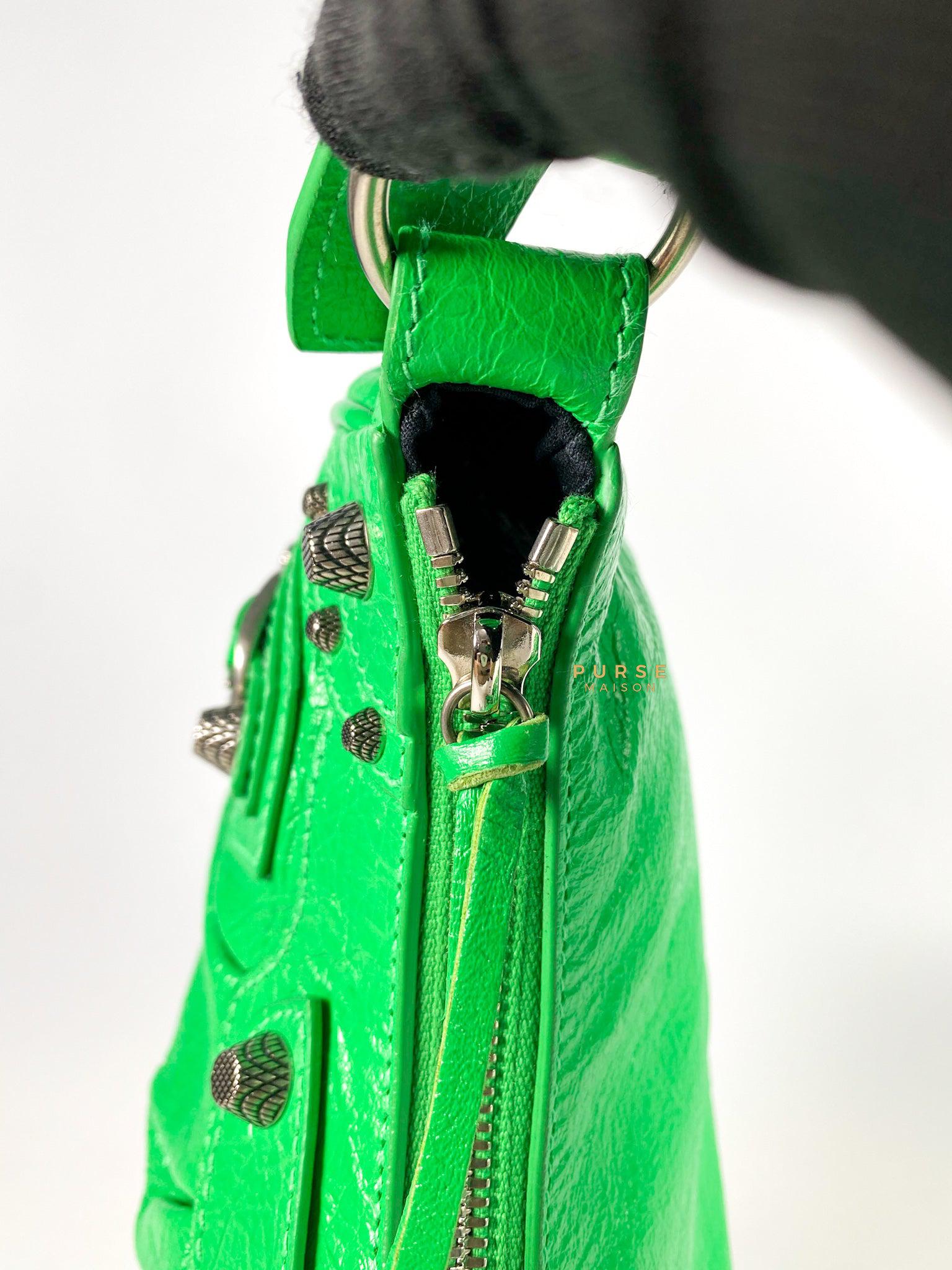 Balenciaga Le Cagole Xs Kelly Green Bag