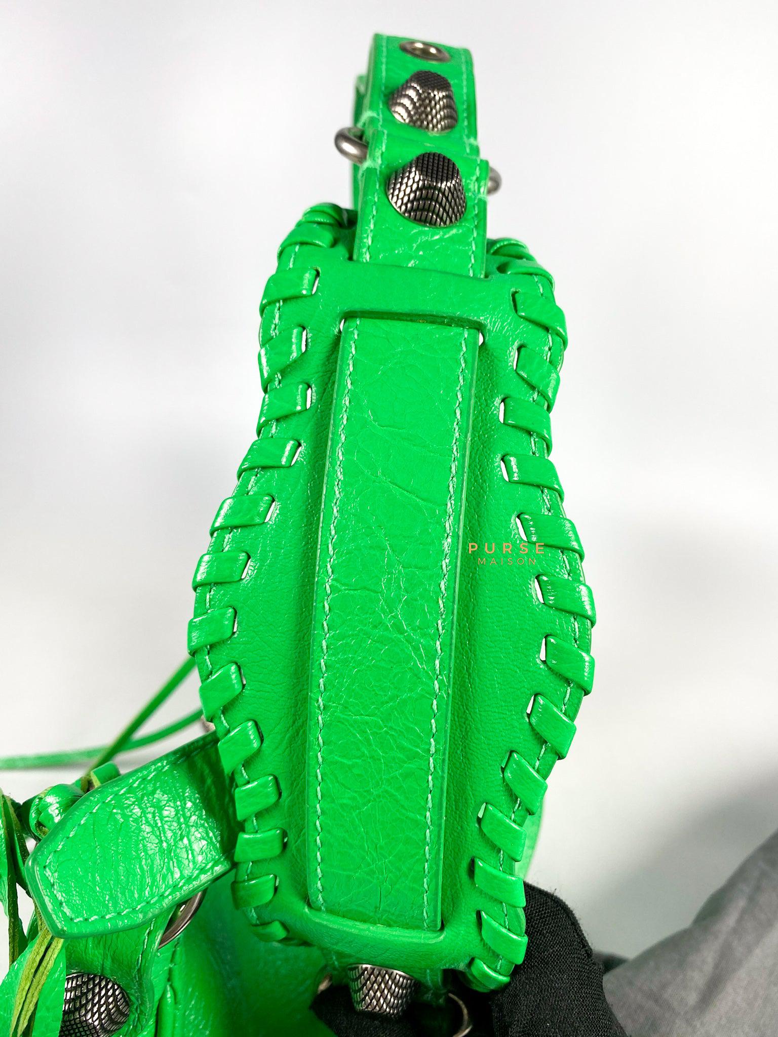 Balenciaga Le Cagole Xs Kelly Green Bag