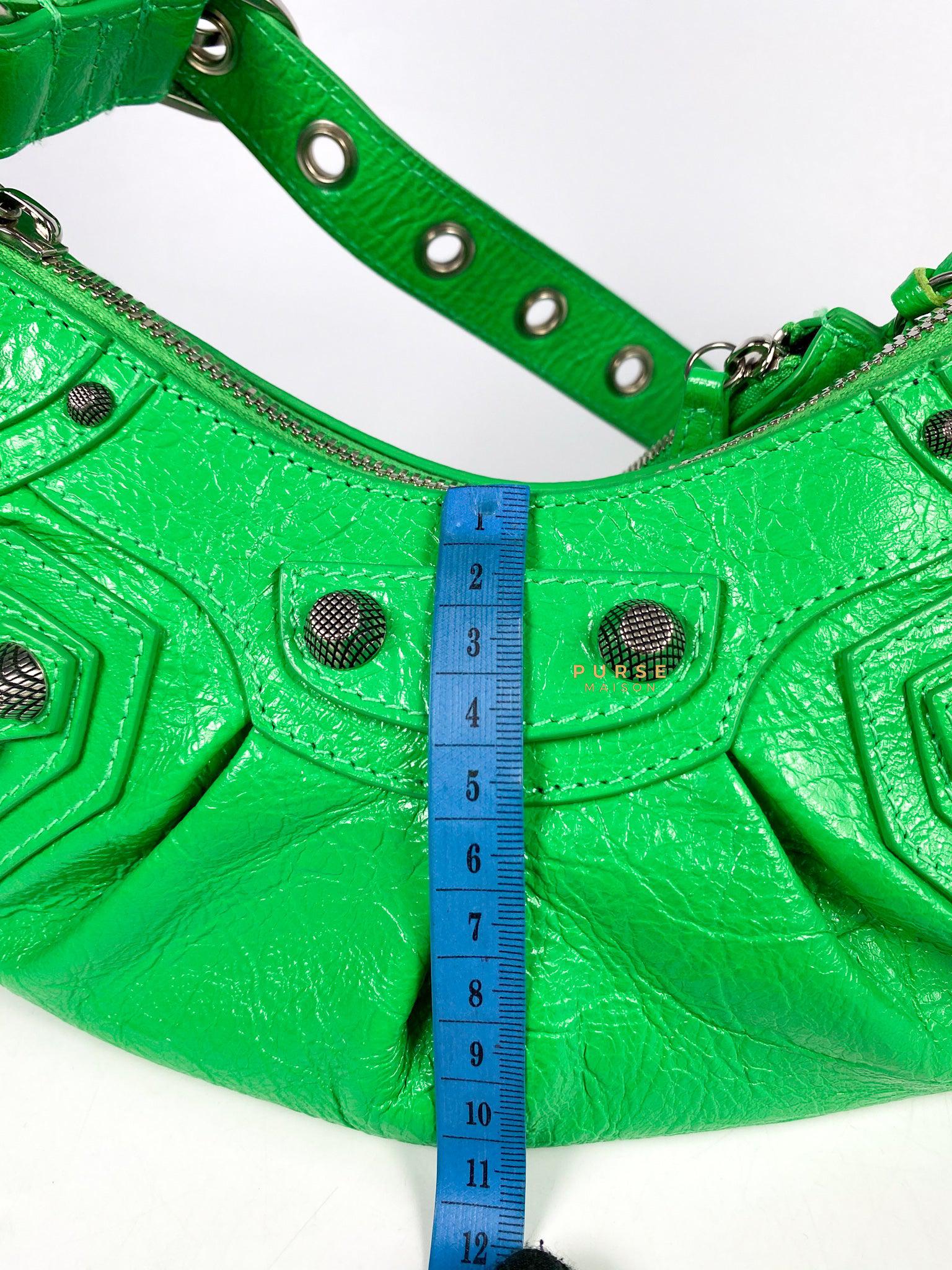 Balenciaga Le Cagole Xs Kelly Green Bag